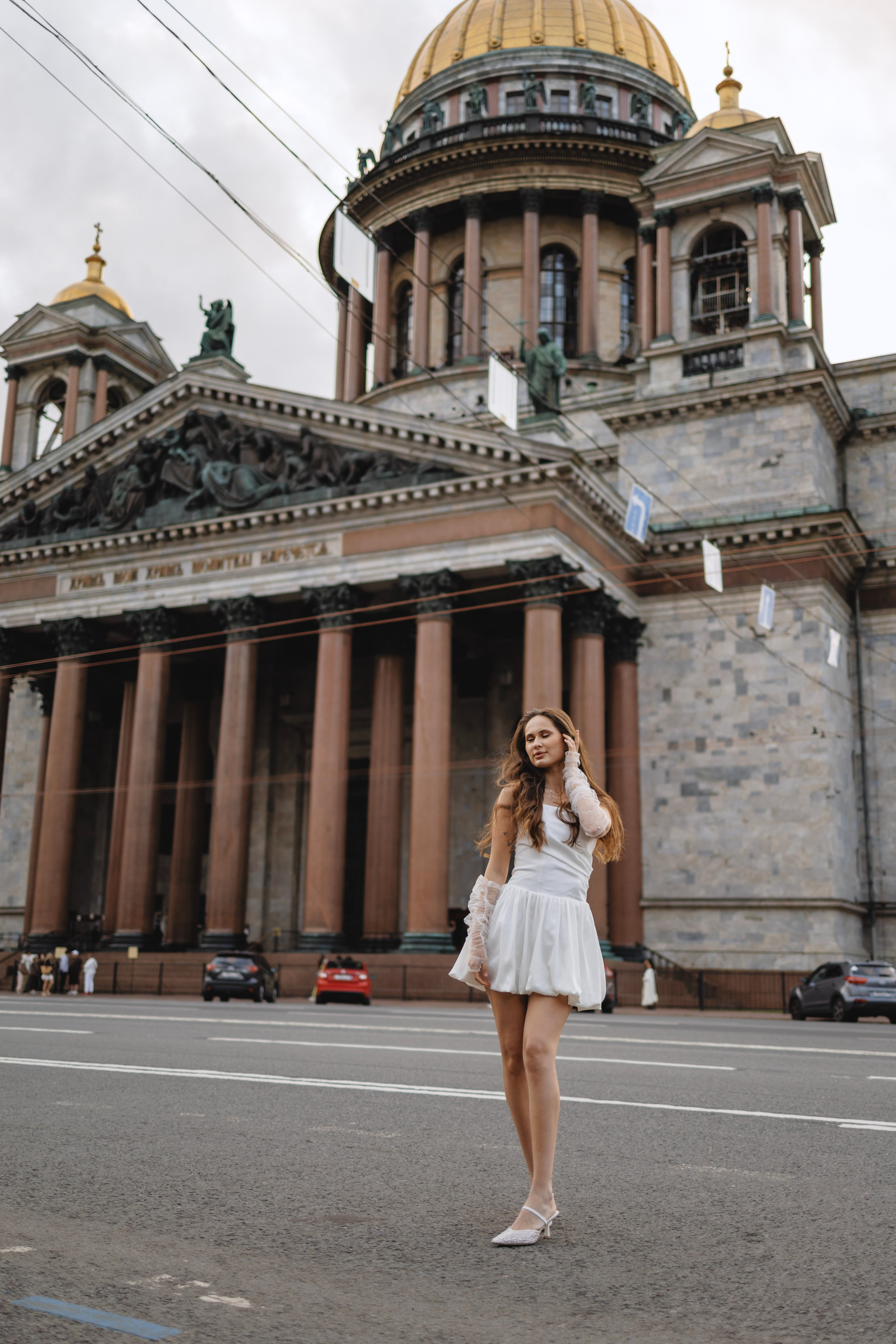 Руслан и Виолетта — Исаакий, Зимняя канавка. Боженова Елена фотограф Санкт-Петербург
