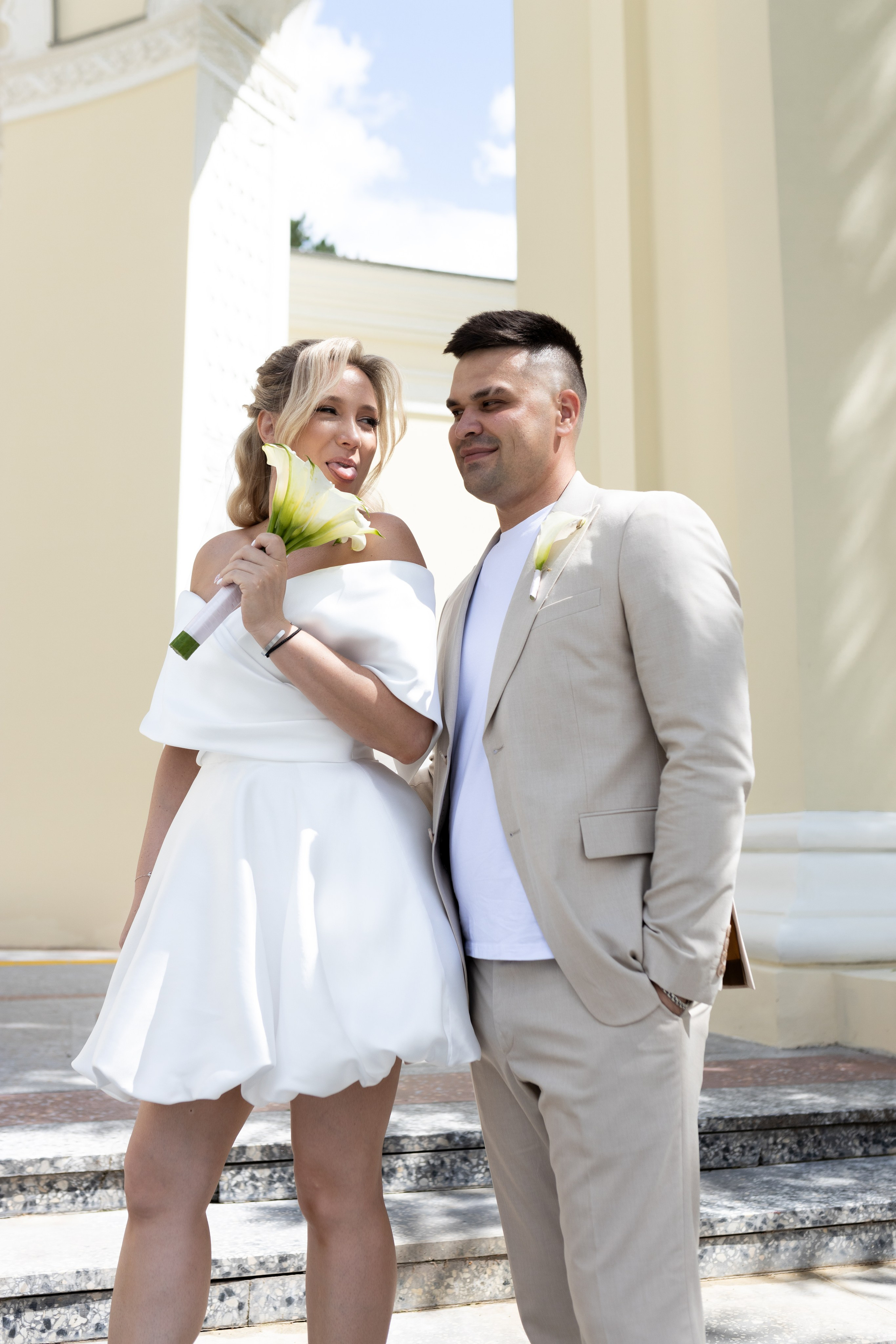 Олеся и Рома, ВДНХ. Свадебный фотограф | Москва