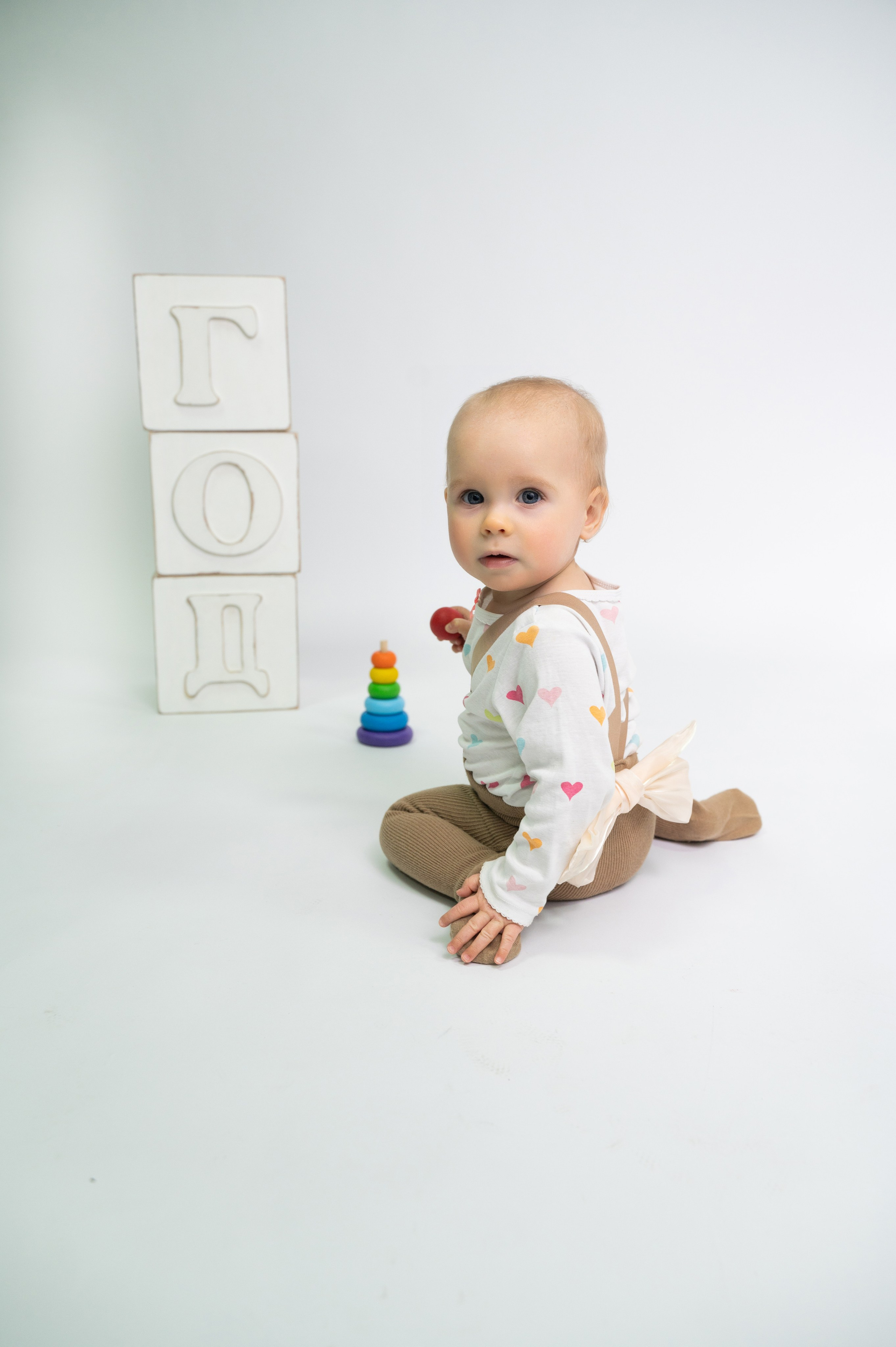 Годовасие в студии. Семейный фотограф в Москве Ольга Барсукова