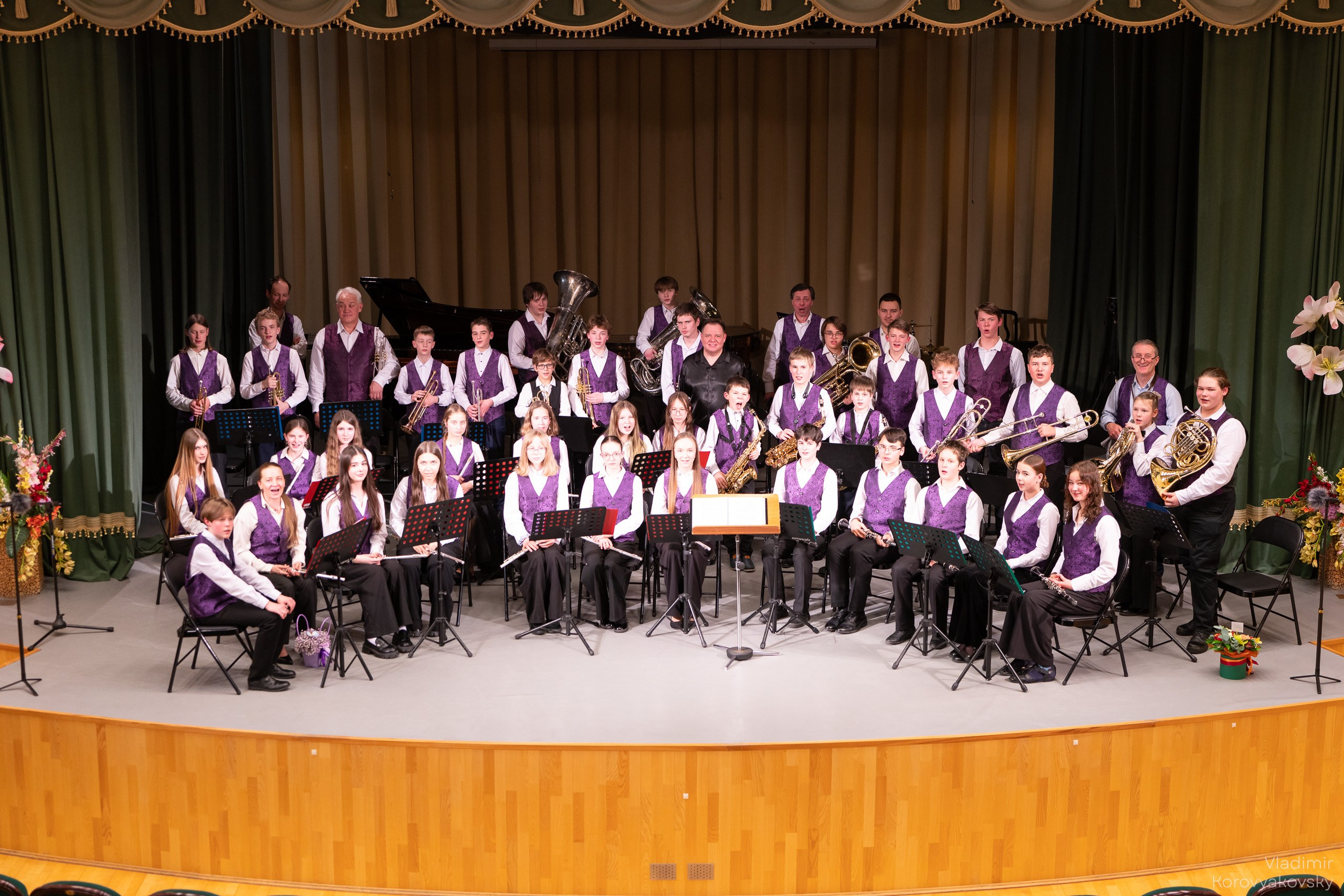 Концерт Духового оркестра ЦГИ ко Дню защитника Отечества. Фотограф Владимир Коровяковский