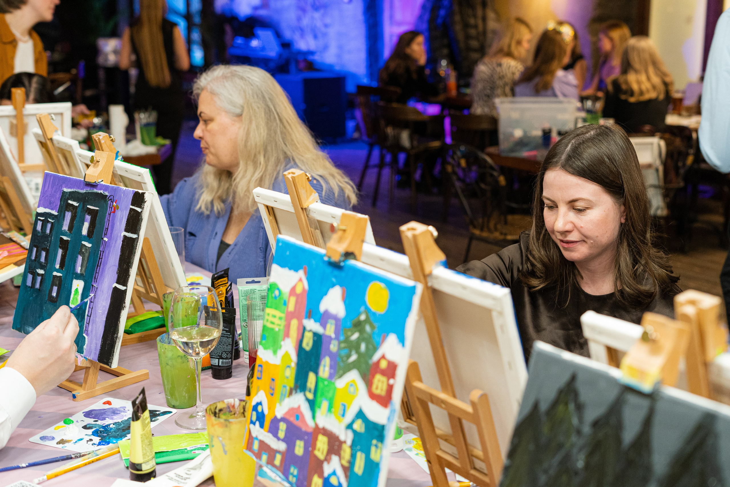 Корпоратив Teach Me Art 2. Портретный фотограф в Москве и Санкт-Петербурге Арина Чех