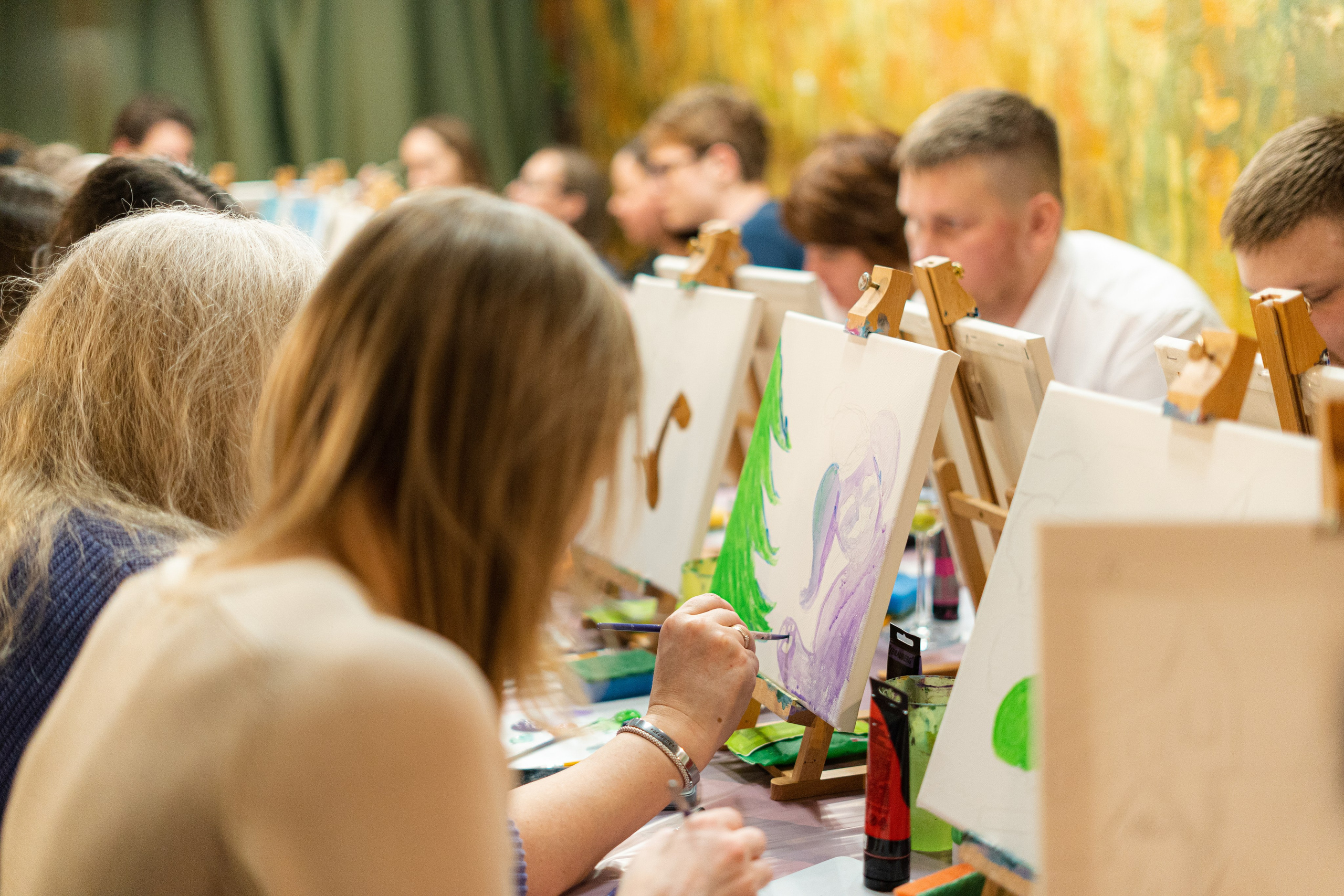 Корпоратив Teach Me Art 2. Портретный фотограф в Москве и Санкт-Петербурге Арина Чех