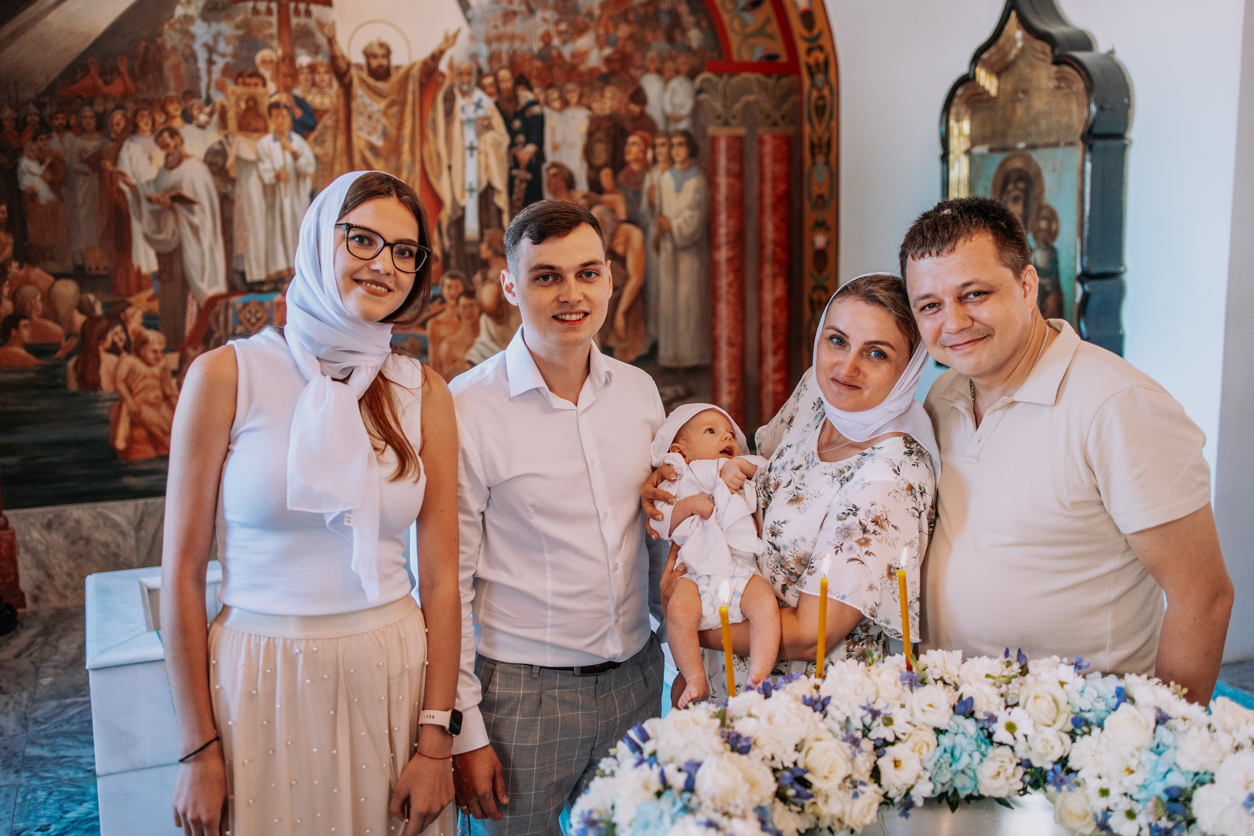 Крещение. Фотограф новорождённых в Москве и МО