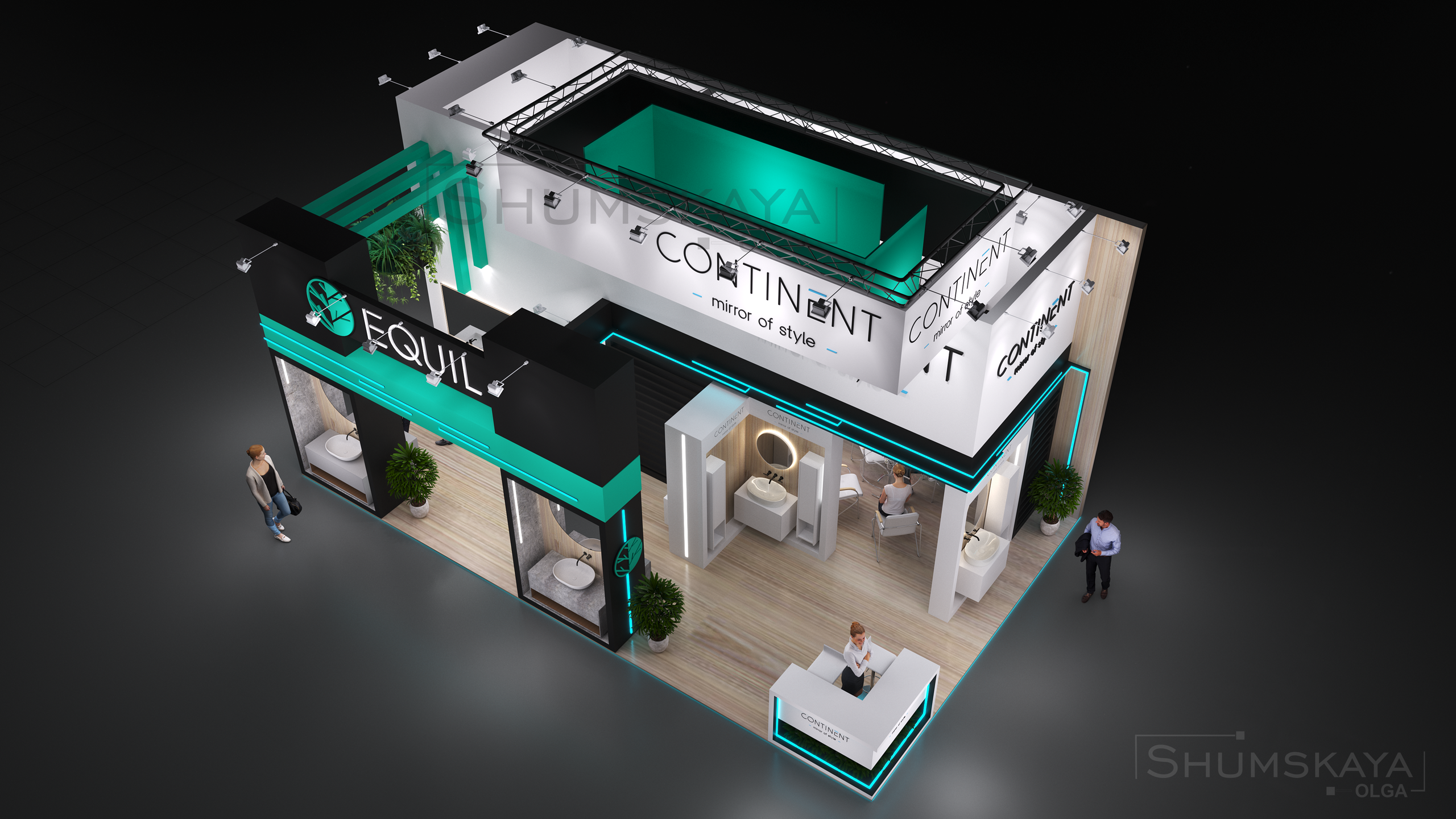 ДИЗАЙН ВЫСТАВОЧНОГО СТЕНДА CONTINENT. Выставочные стенды. Студия интерьера