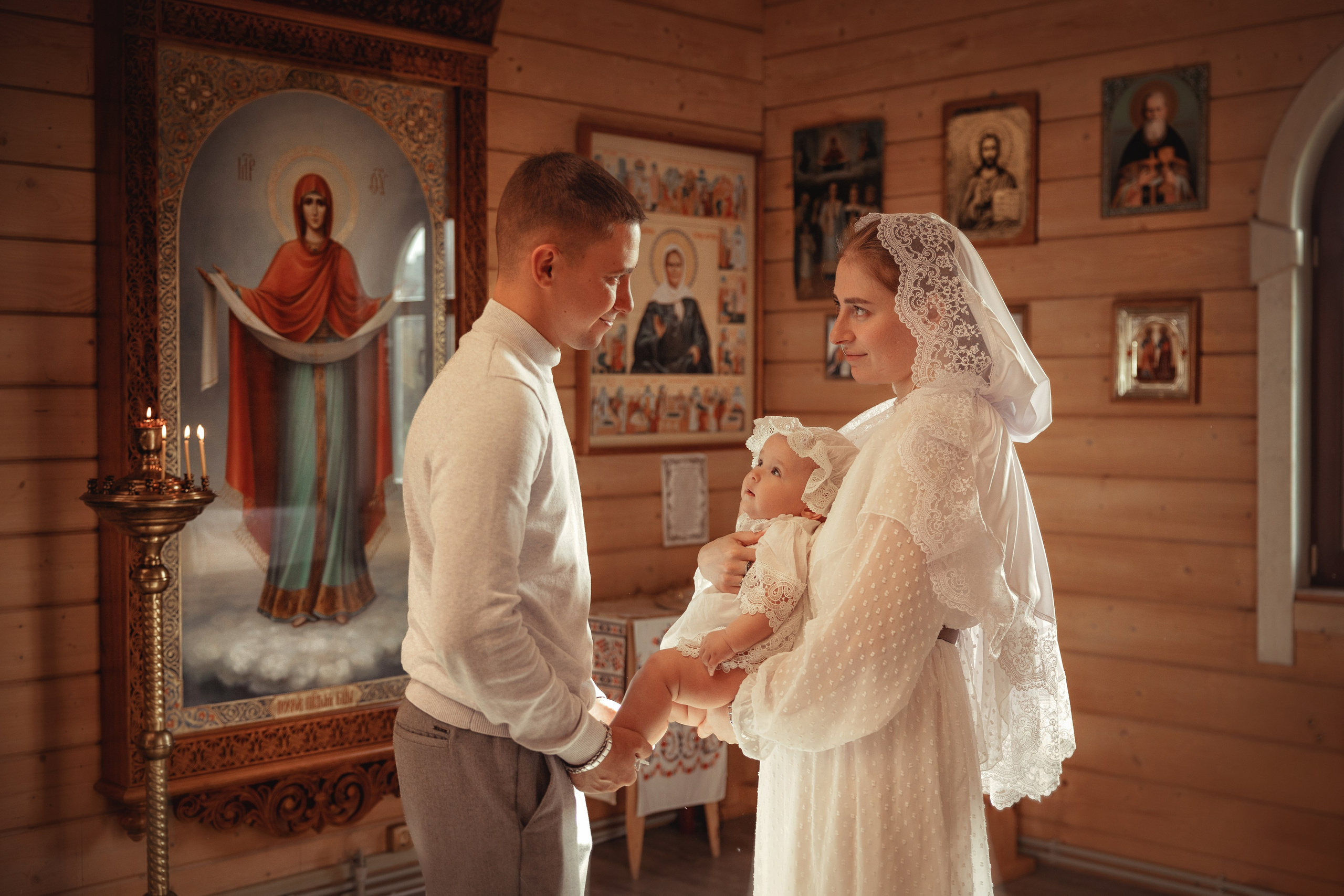 Таинство Крещения Ланы. Храм Покрова Пресвятой Богородицы. х Галицын. Фотограф на Крещение и Венчание Краснодарский край — Гранкина Юлия