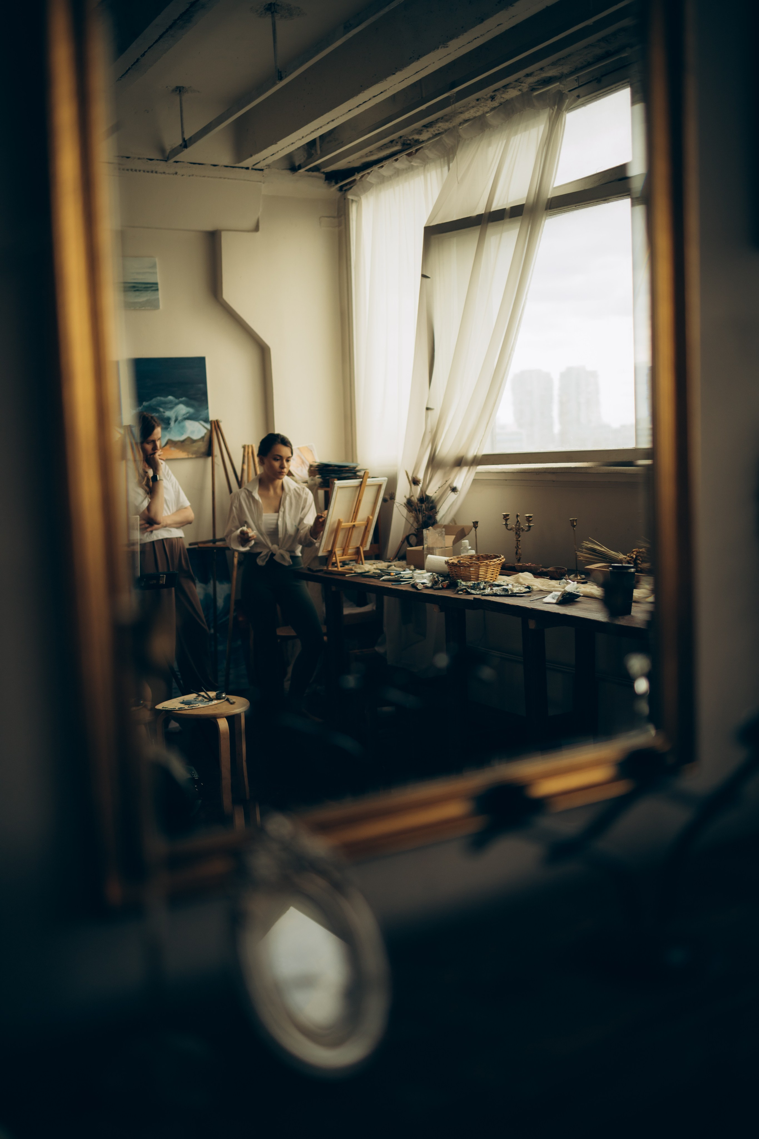 Мастерская художника. Женский фотограф Истра