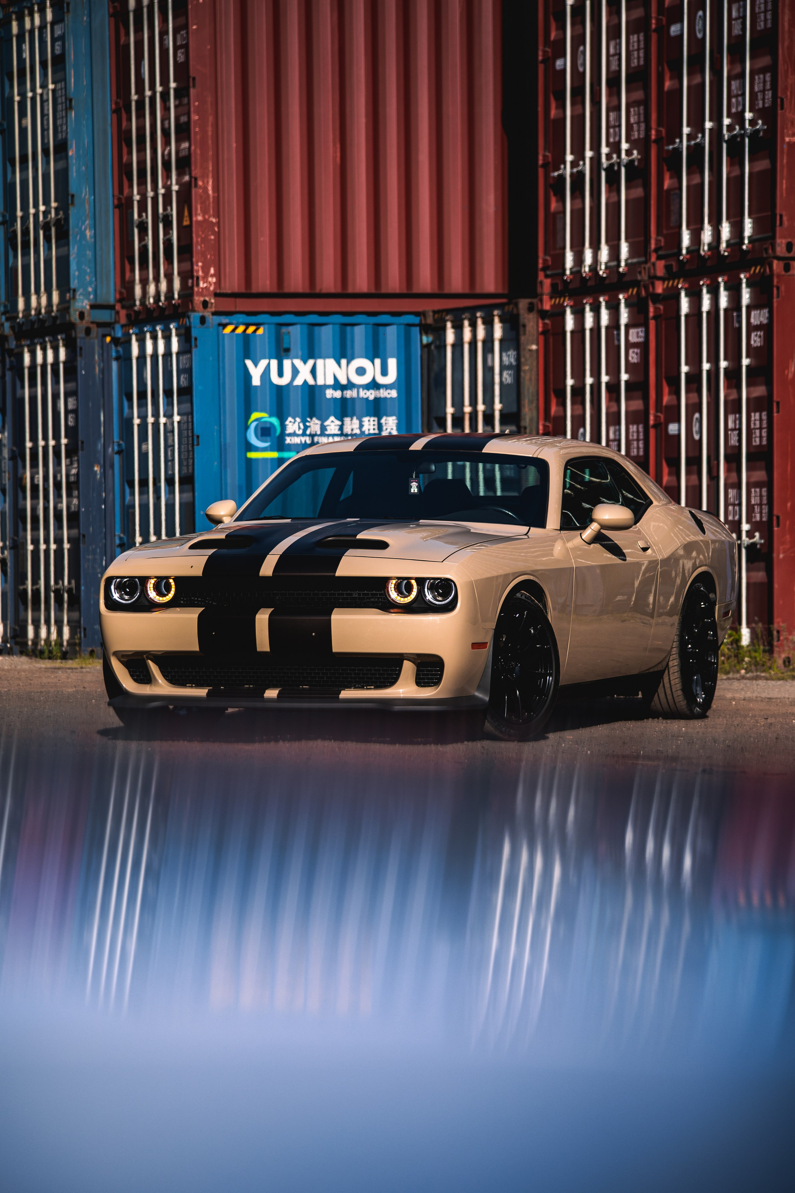 Dodge Challengers. Спортивный фотограф — Никита