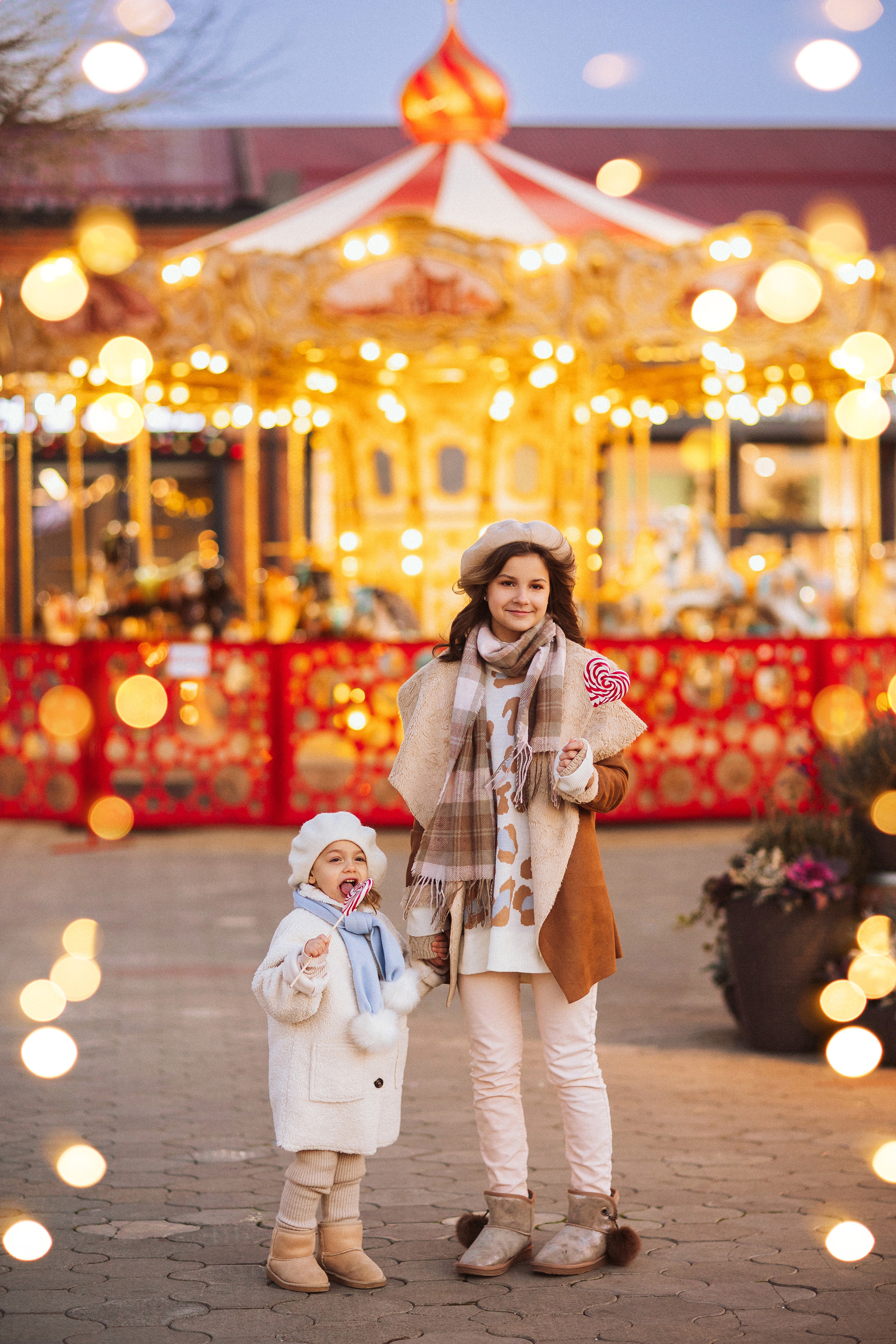 Центр города, ЗИМА. Семейный и детский фотограф в Краснодаре Анна Трашкова