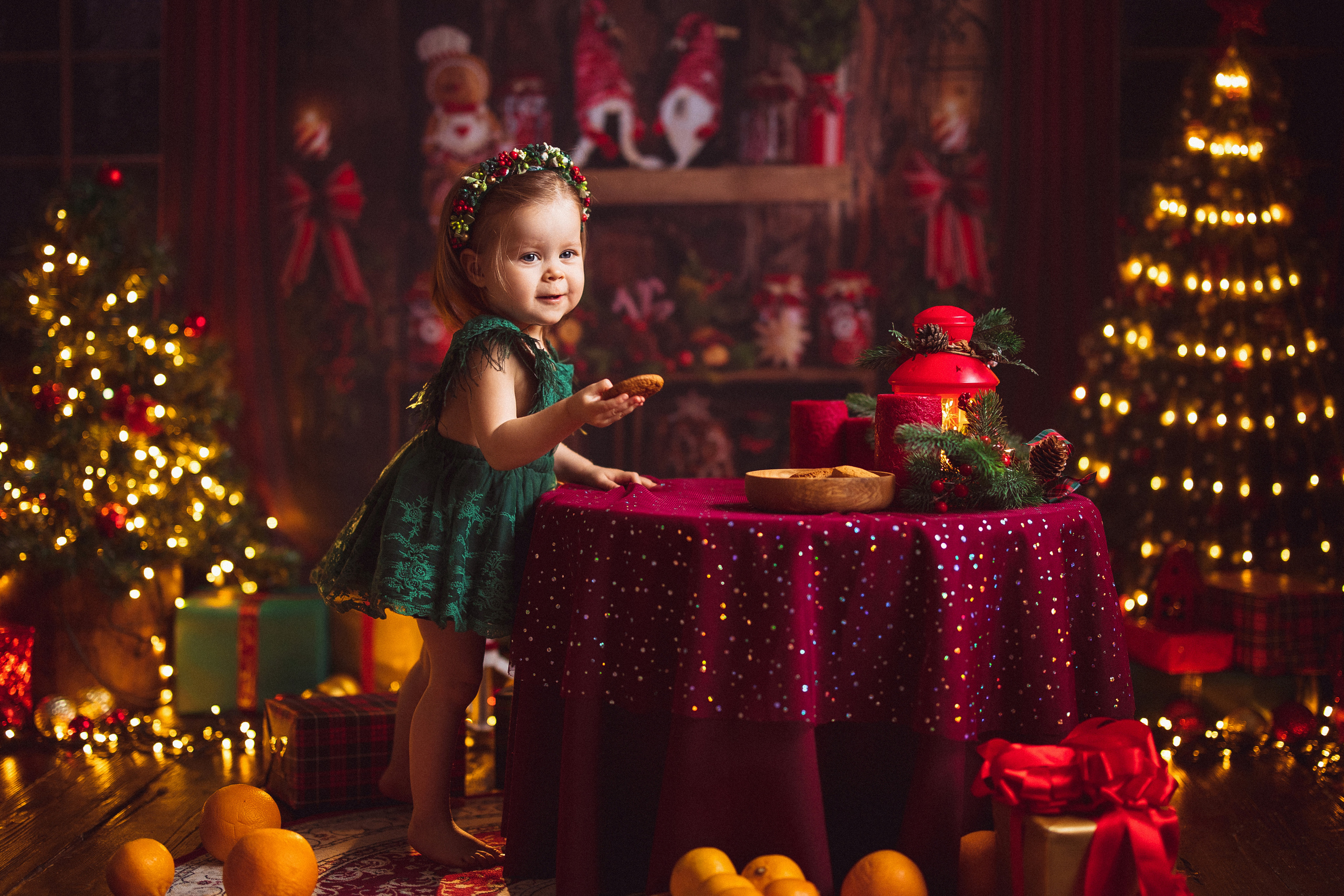 Фотостудия «Антураж», Новогодняя комната. Семейный и детский фотограф в Краснодаре Анна Трашкова