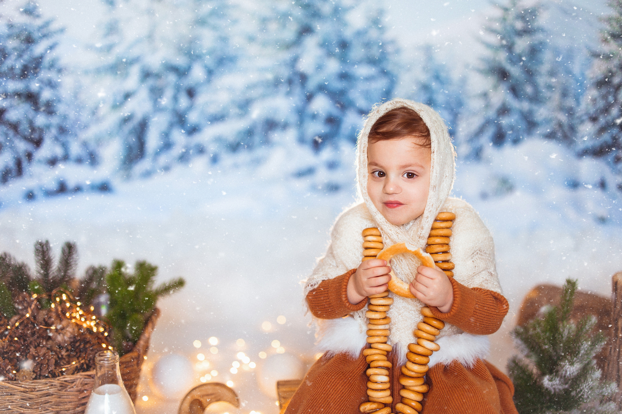 Зимний лес. Семейный и детский фотограф в Краснодаре Анна Трашкова