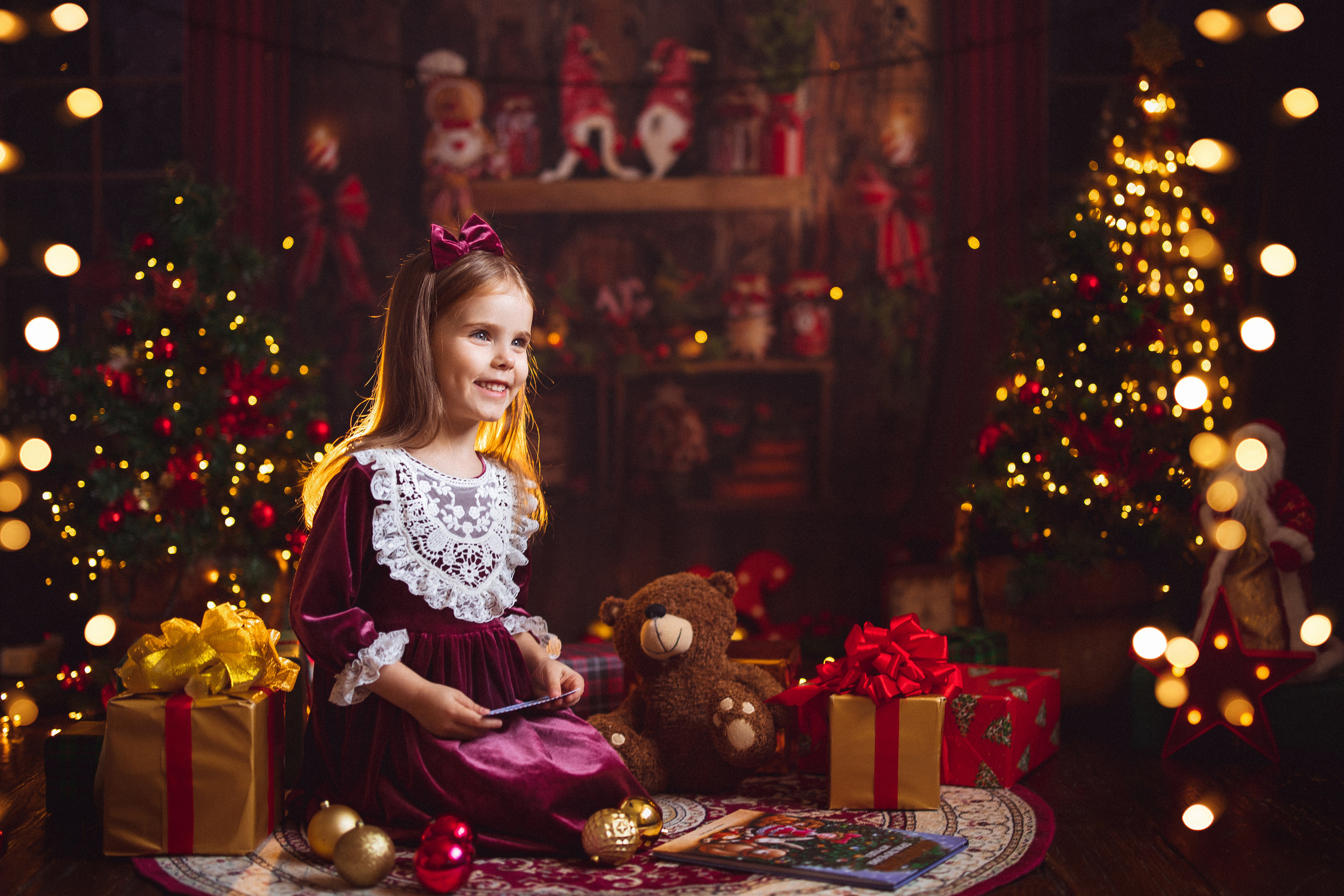 Фотостудия «Антураж», Новогодняя комната. Семейный и детский фотограф в Краснодаре Анна Трашкова