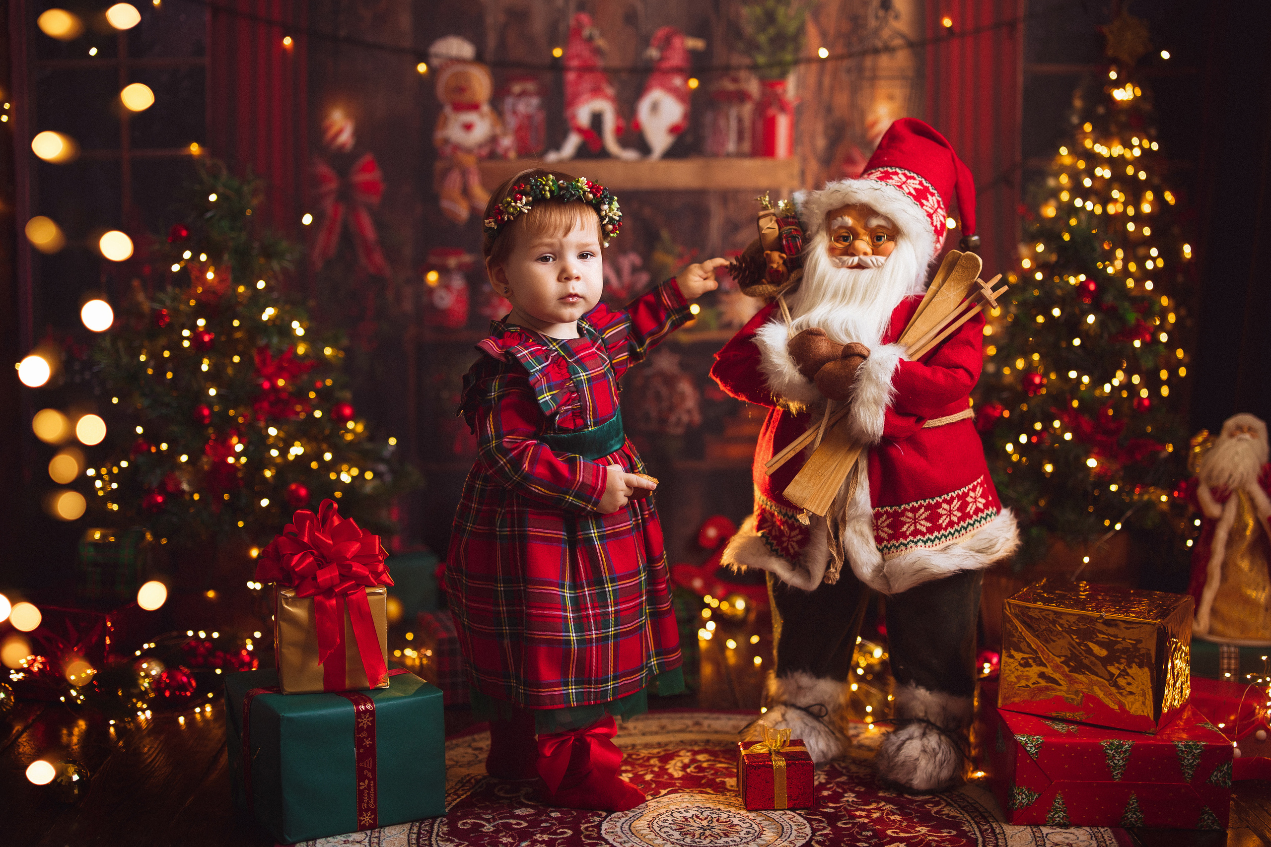 Фотостудия «Антураж», Новогодняя комната. Семейный и детский фотограф в Краснодаре Анна Трашкова