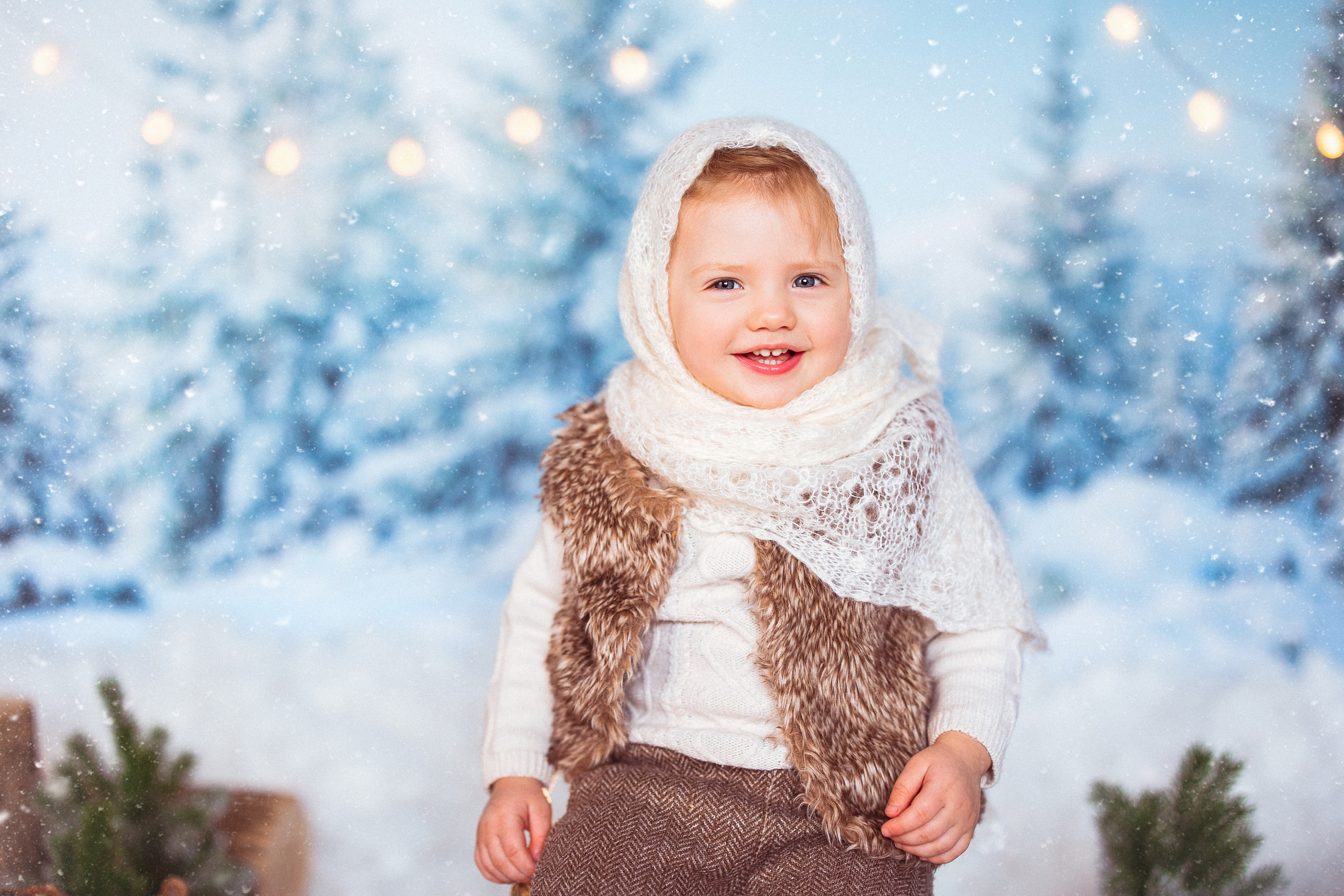 Зимний лес. Семейный и детский фотограф в Краснодаре Анна Трашкова