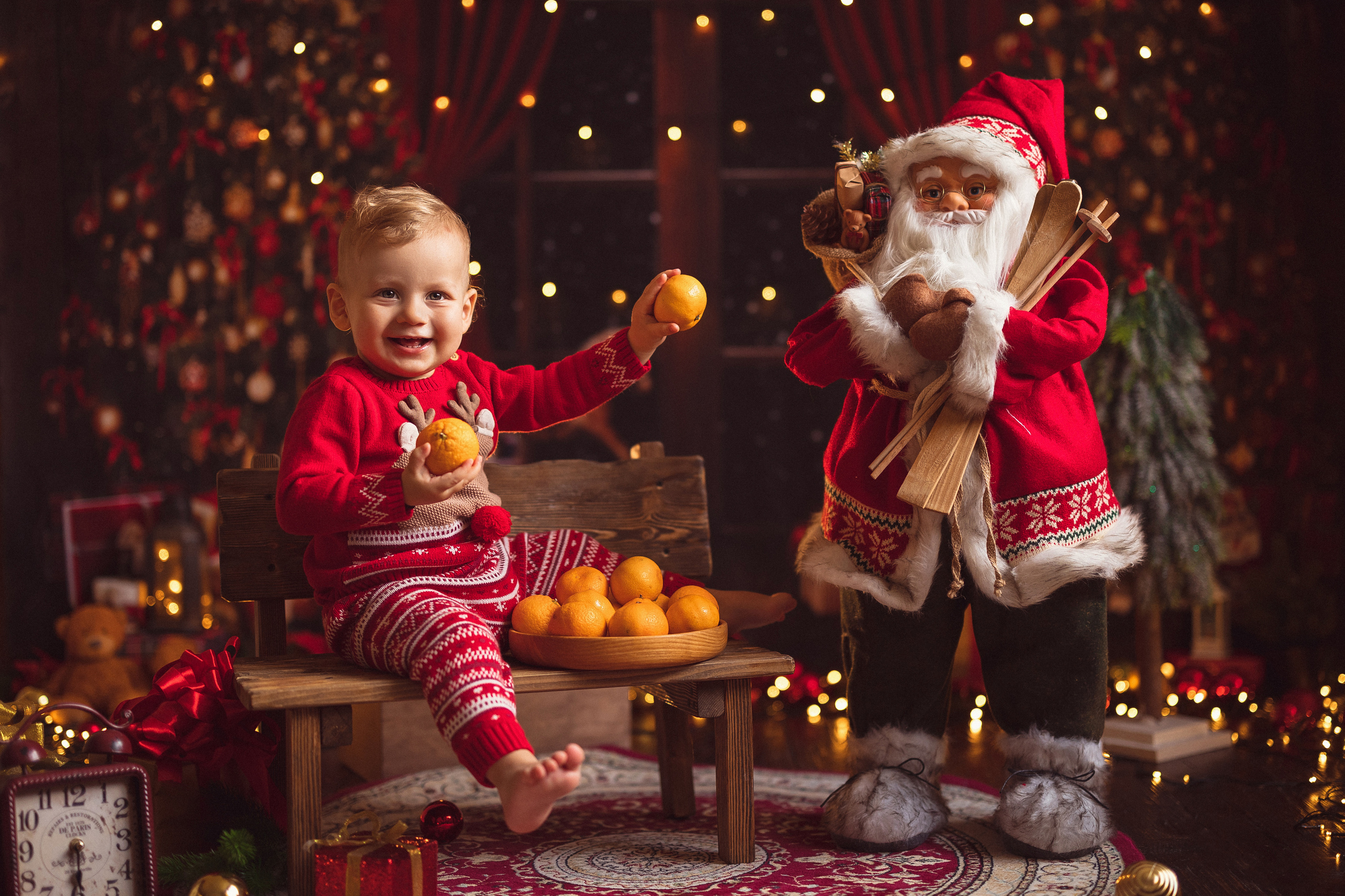 Фотостудия «Антураж», Новогодняя комната. Семейный и детский фотограф в Краснодаре Анна Трашкова