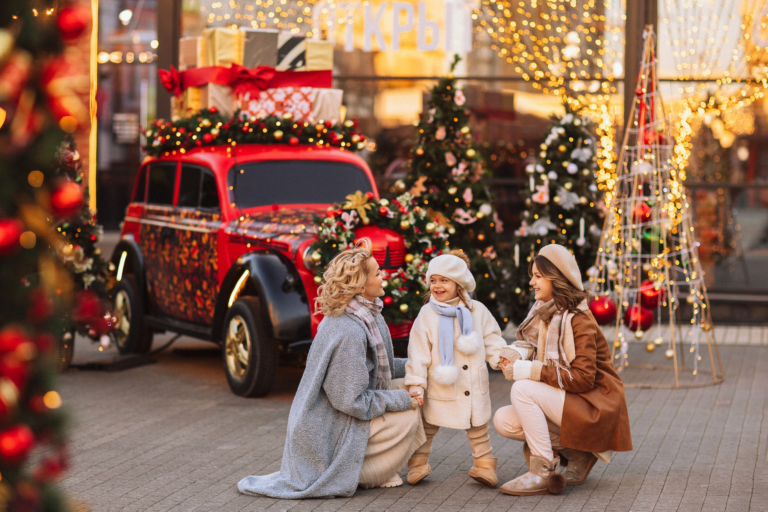 Центр города, ЗИМА. Семейный и детский фотограф в Краснодаре Анна Трашкова