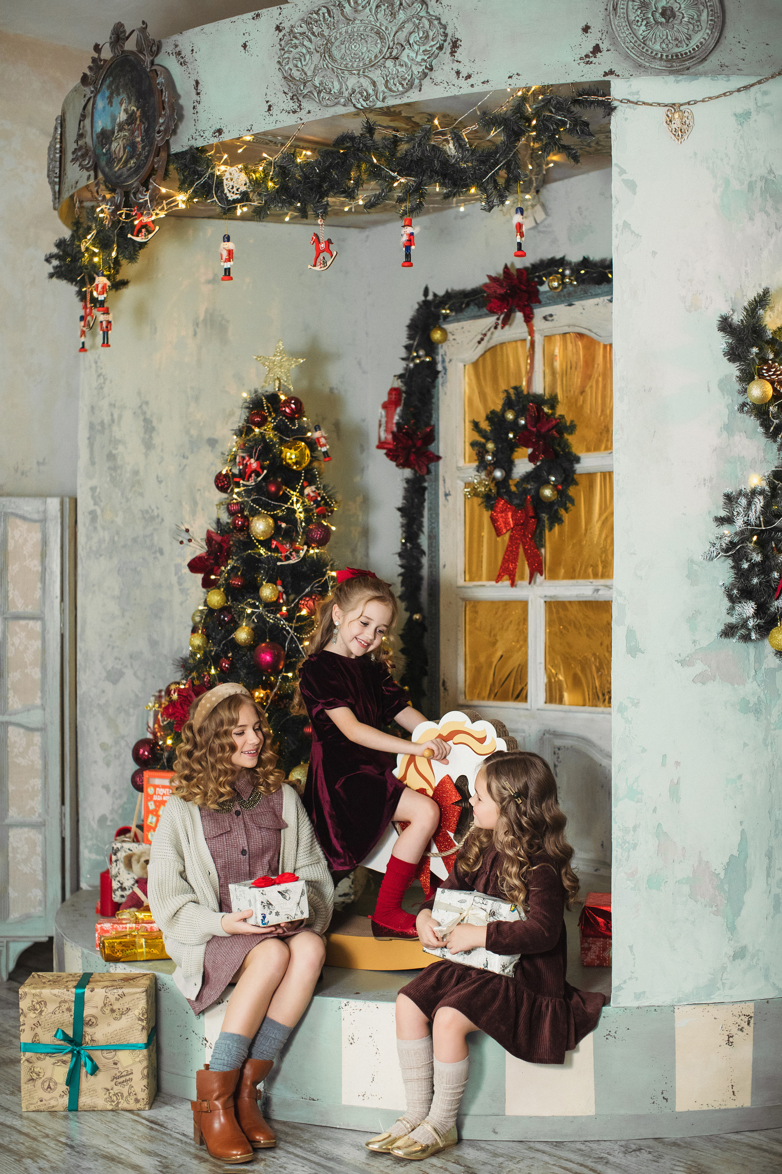 «Винтаж», три сестры. Семейный и детский фотограф в Краснодаре Анна Трашкова