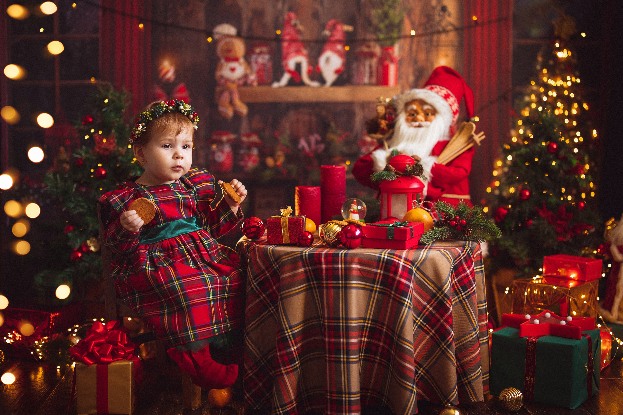 Фотостудия «Антураж», Новогодняя комната. Семейный и детский фотограф в Краснодаре Анна Трашкова