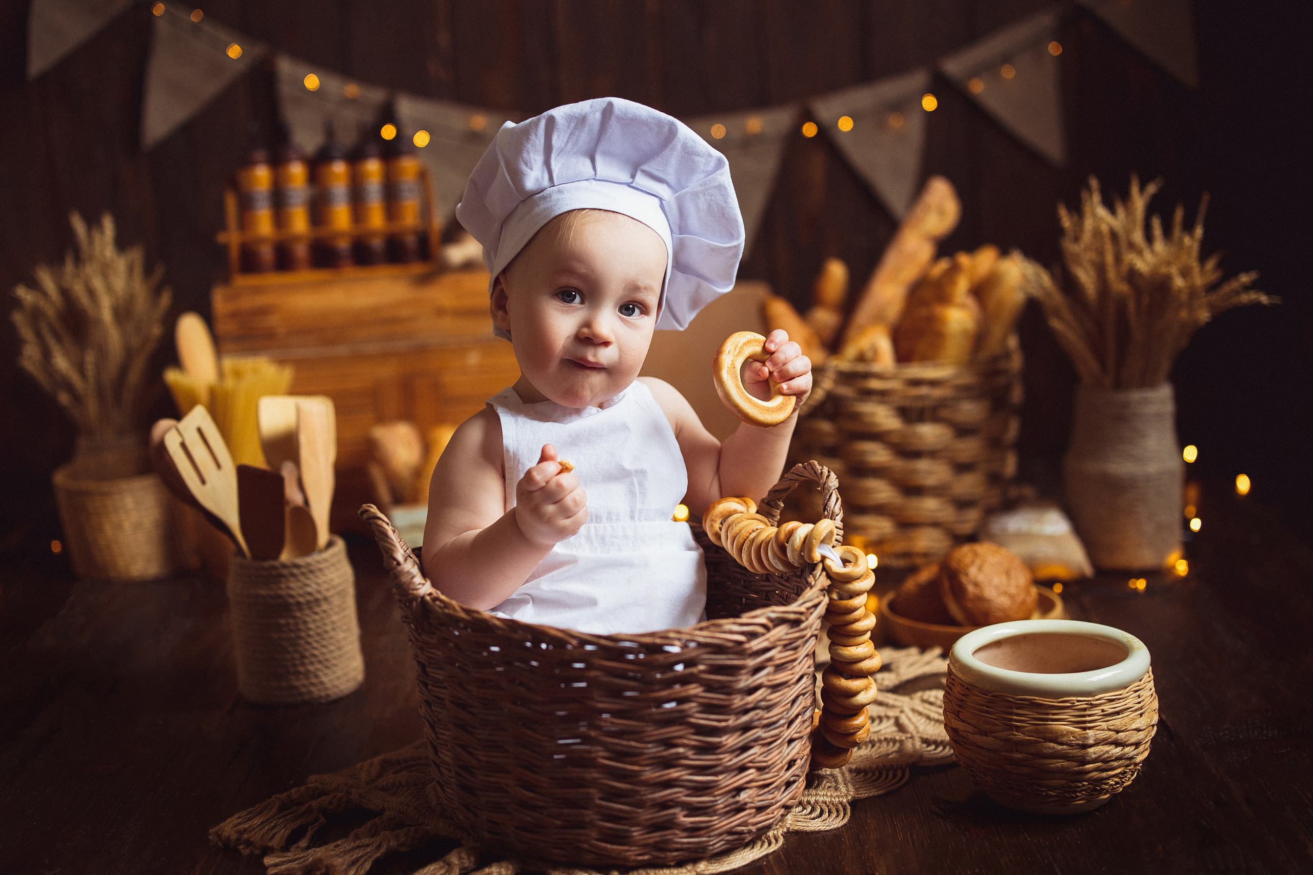 Маленький пекарь. Семейный и детский фотограф в Краснодаре Анна Трашкова