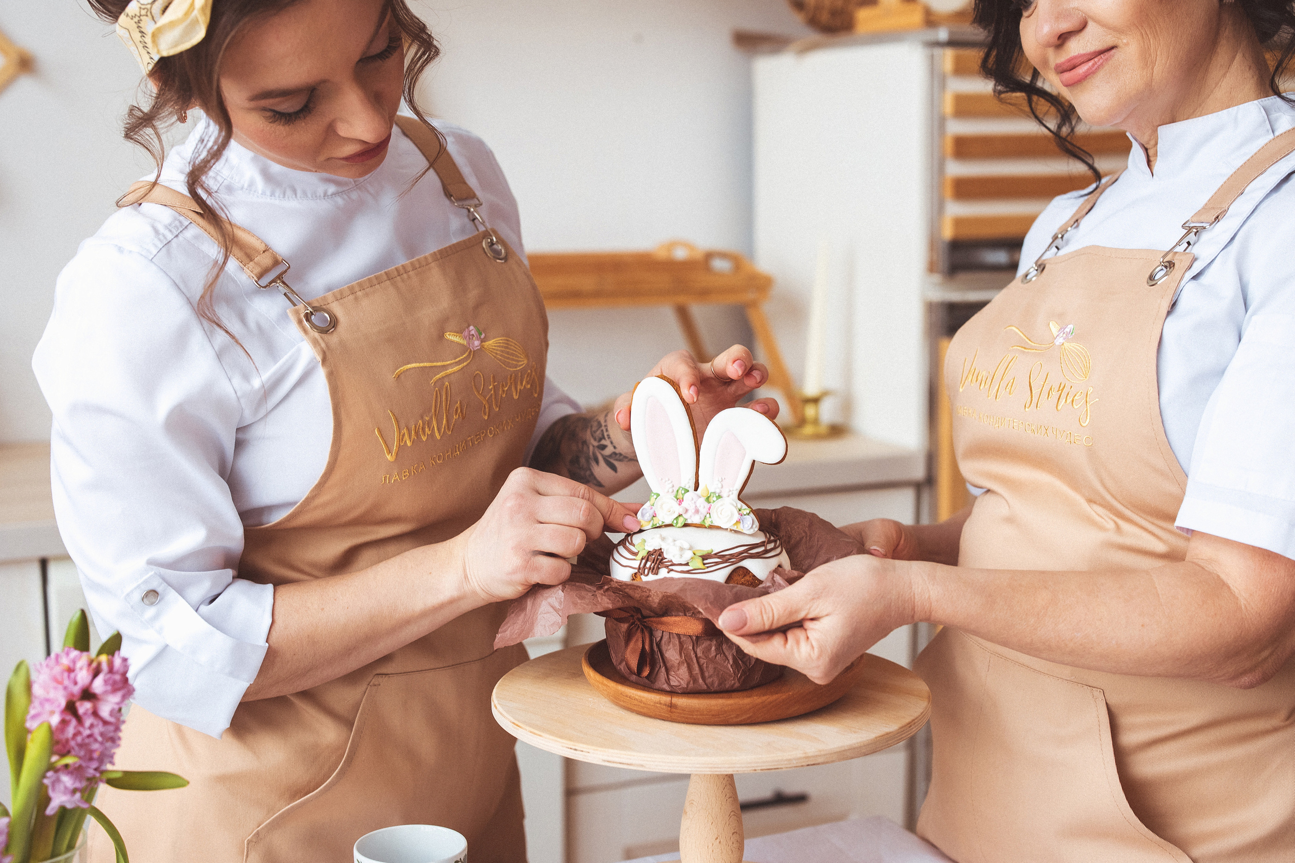 Кондитеры, Юля и Ирина. Семейный и детский фотограф в Краснодаре Анна Трашкова