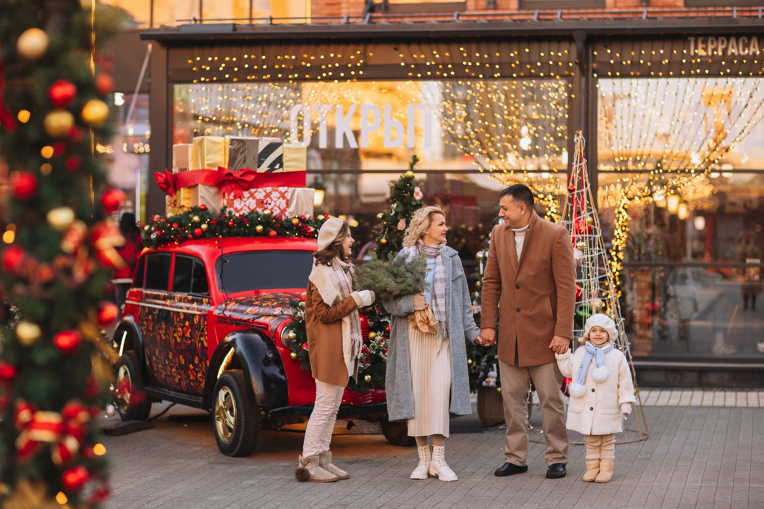 Центр города, ЗИМА. Семейный и детский фотограф в Краснодаре Анна Трашкова