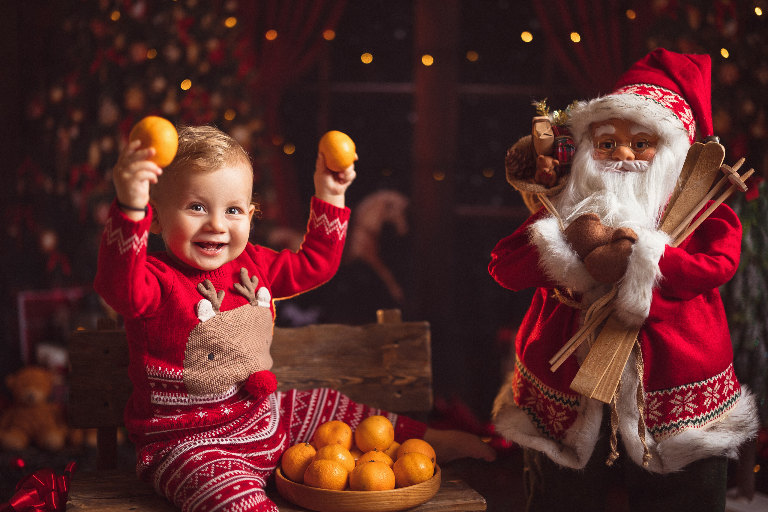 Фотостудия «Антураж», Новогодняя комната. Семейный и детский фотограф в Краснодаре Анна Трашкова