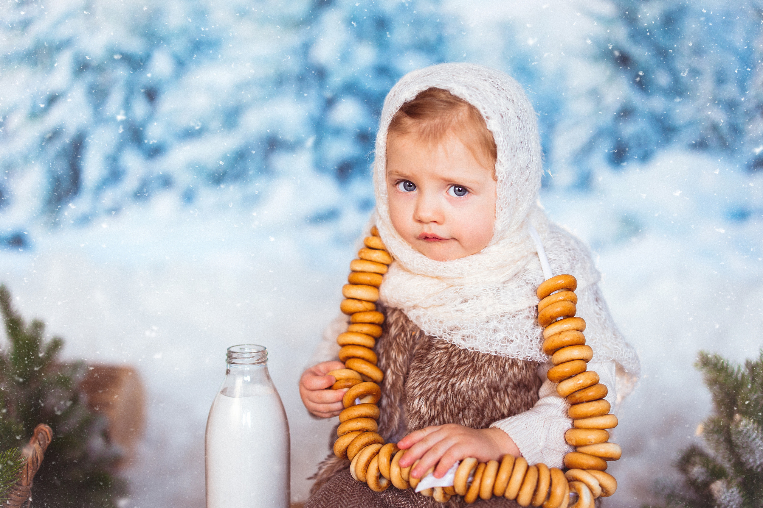 Зимний лес. Семейный и детский фотограф в Краснодаре Анна Трашкова