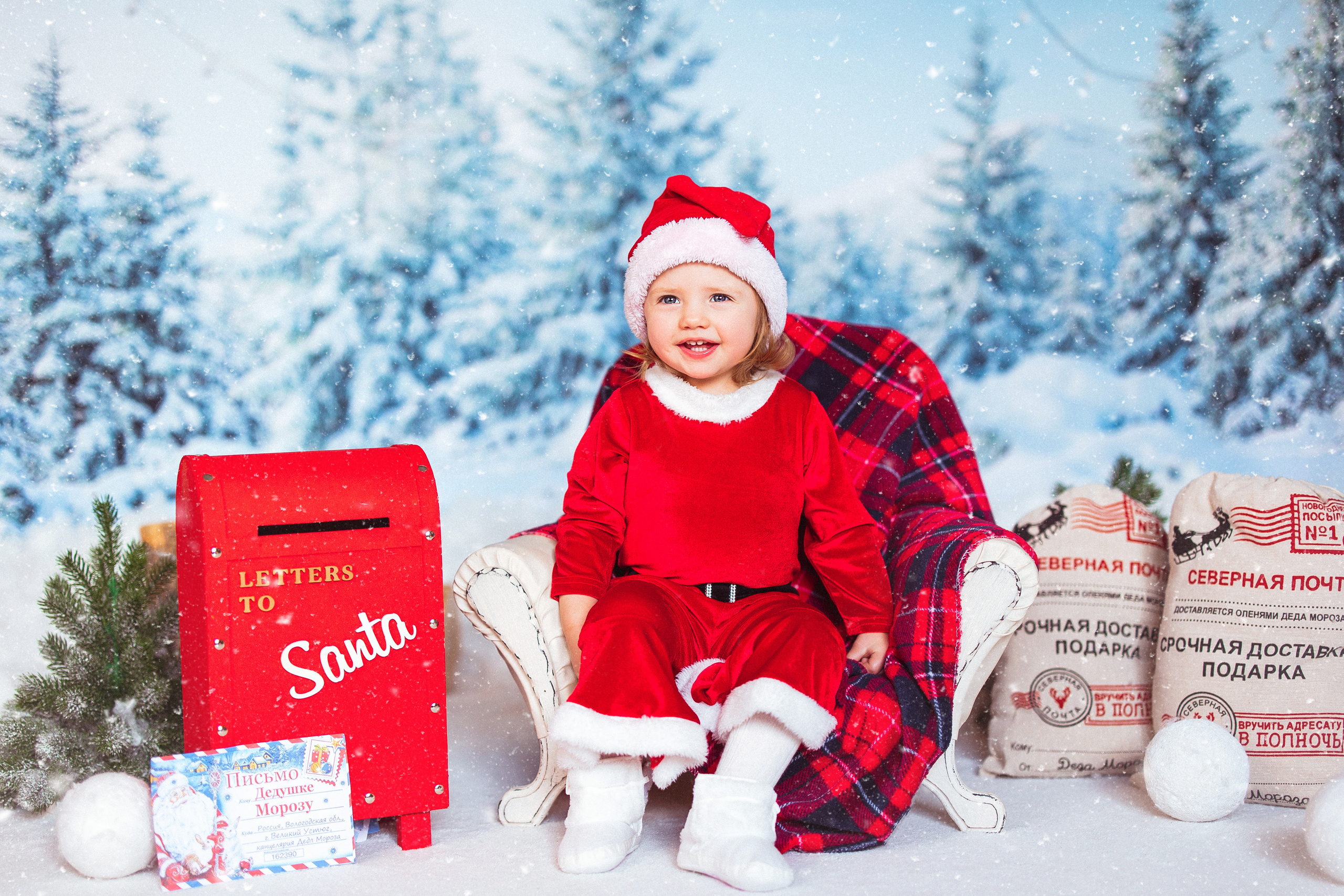 Зимний лес. Семейный и детский фотограф в Краснодаре Анна Трашкова