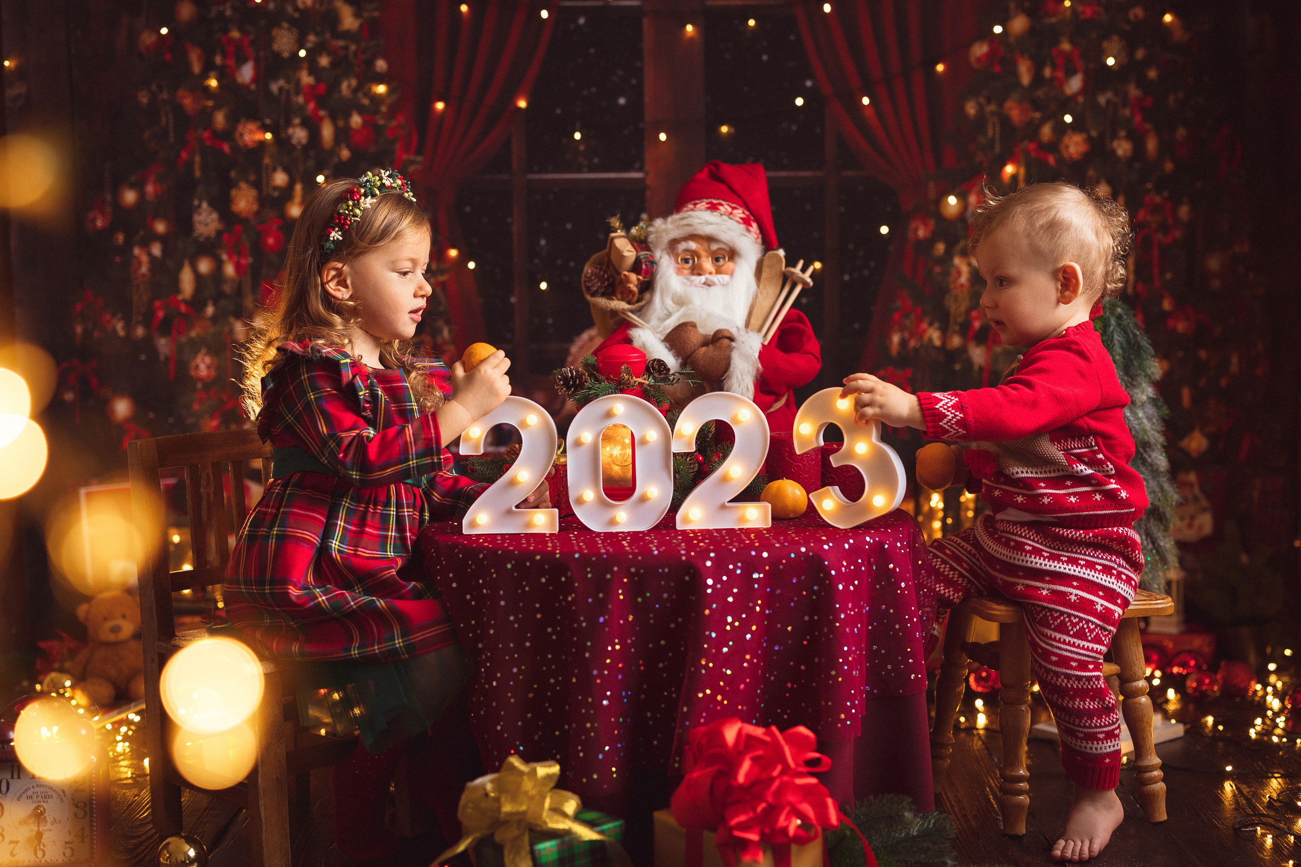 Фотостудия «Антураж», Новогодняя комната. Семейный и детский фотограф в Краснодаре Анна Трашкова