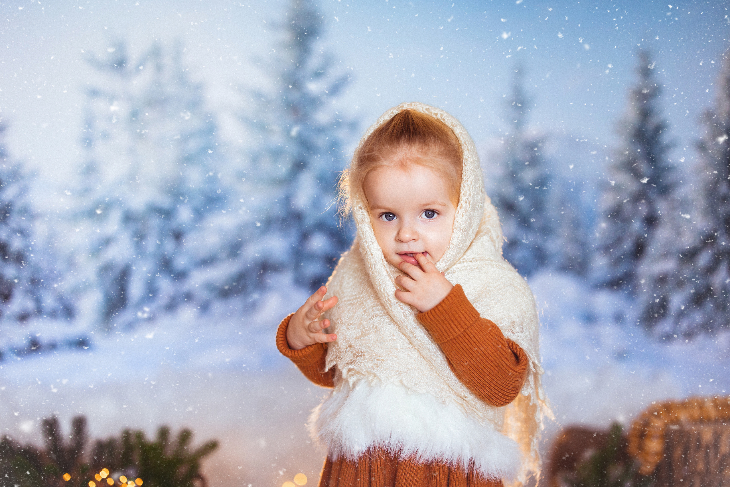 Зимний лес. Семейный и детский фотограф в Краснодаре Анна Трашкова