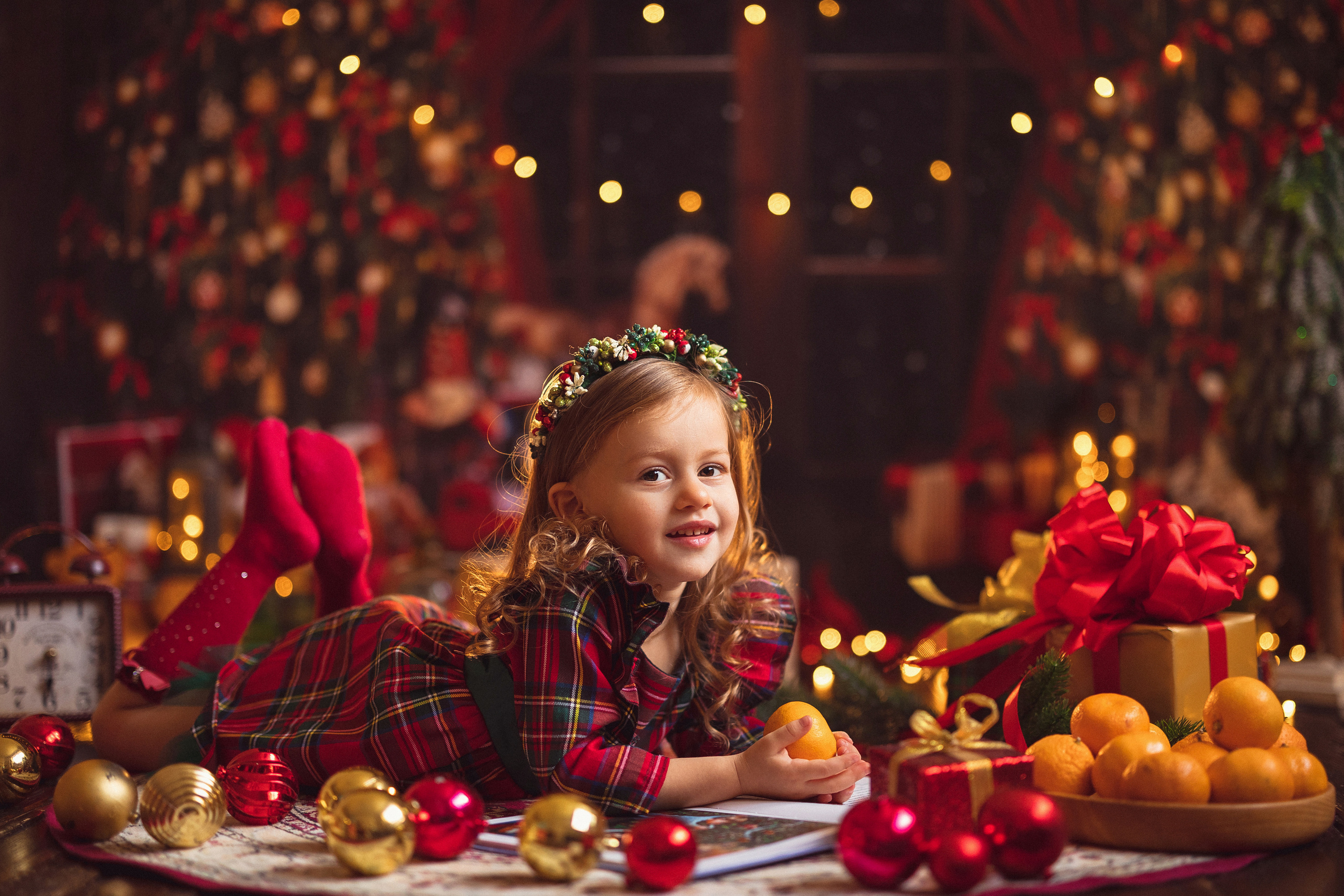 Фотостудия «Антураж», Новогодняя комната. Семейный и детский фотограф в Краснодаре Анна Трашкова