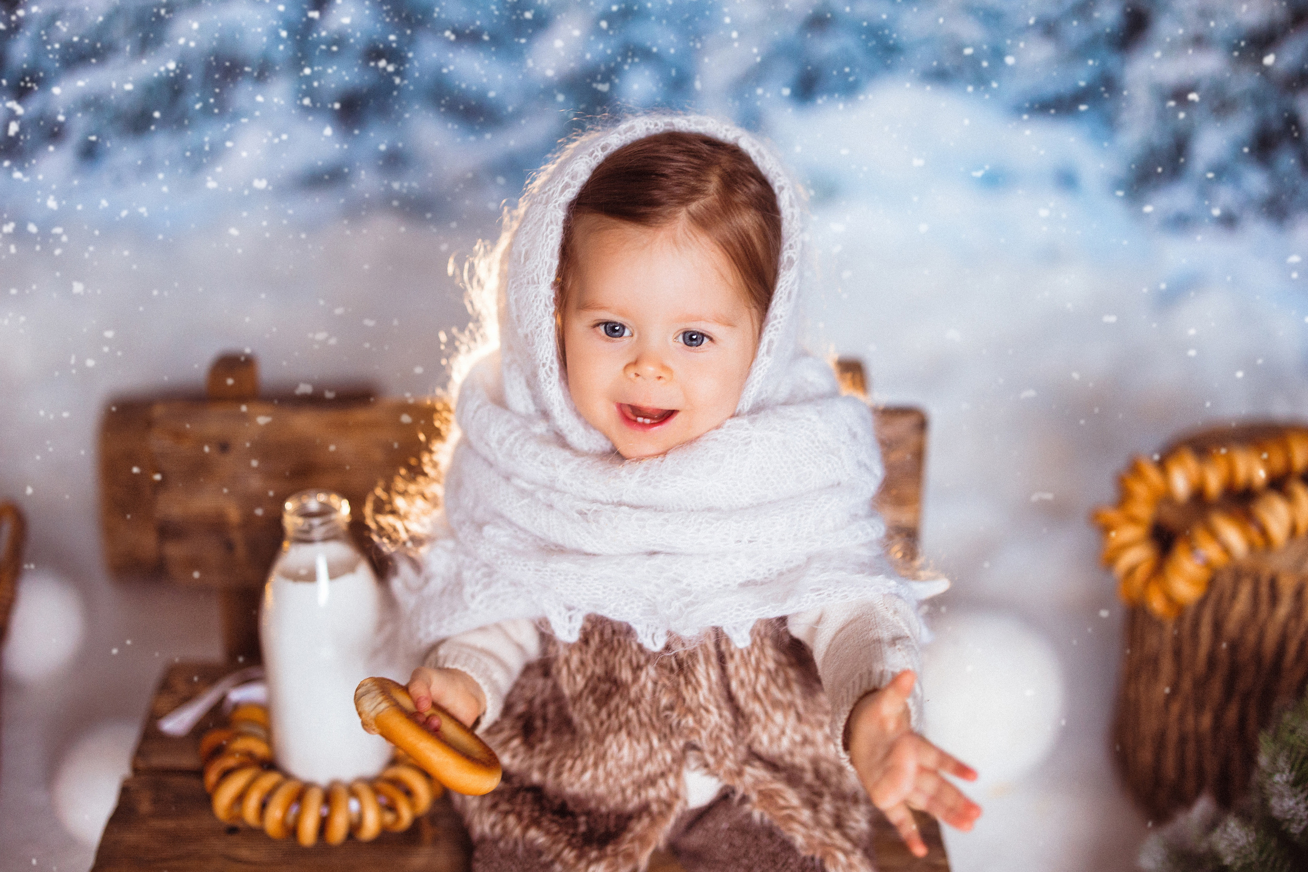 Зимний лес. Семейный и детский фотограф в Краснодаре Анна Трашкова
