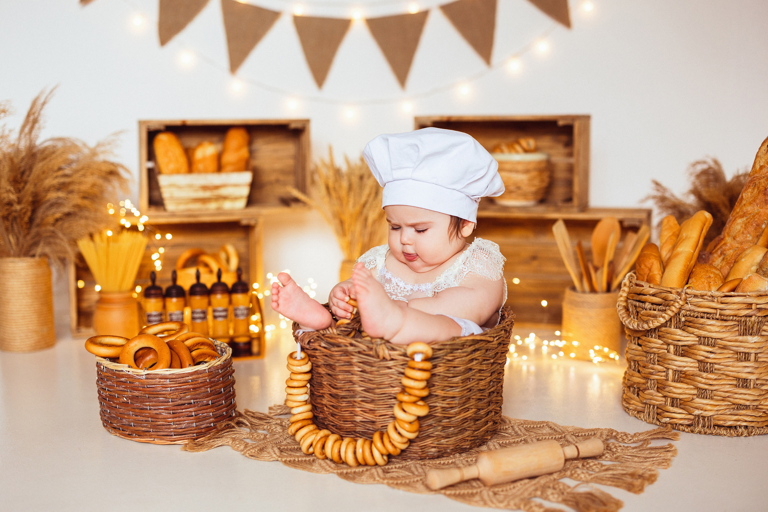 Маленький пекарь. Семейный и детский фотограф в Краснодаре Анна Трашкова