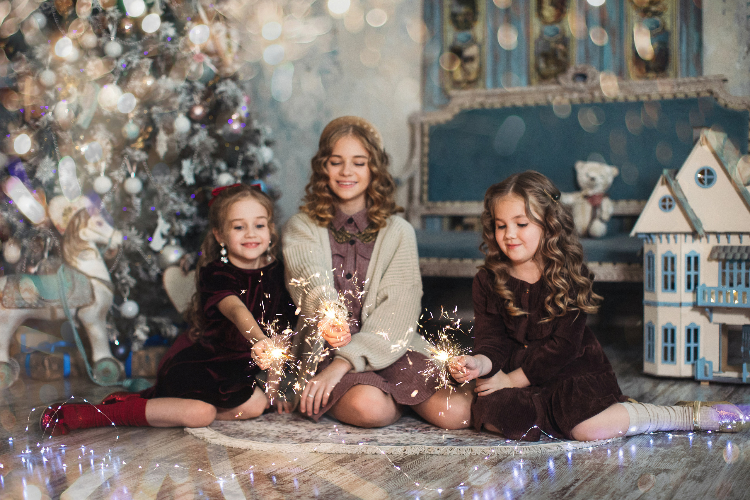 «Винтаж», три сестры. Семейный и детский фотограф в Краснодаре Анна Трашкова