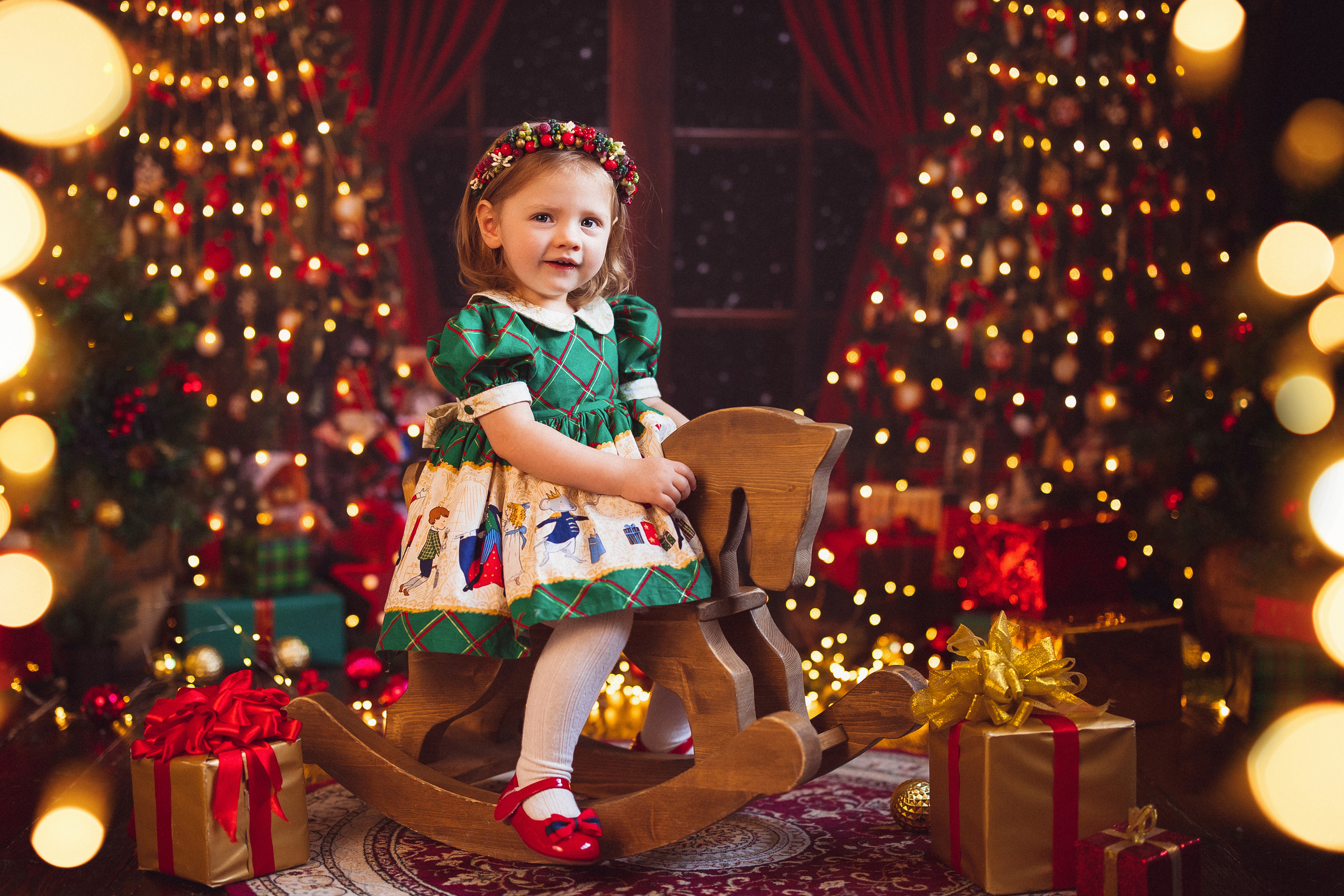 Фотостудия «Антураж», Новогодняя комната. Семейный и детский фотограф в Краснодаре Анна Трашкова