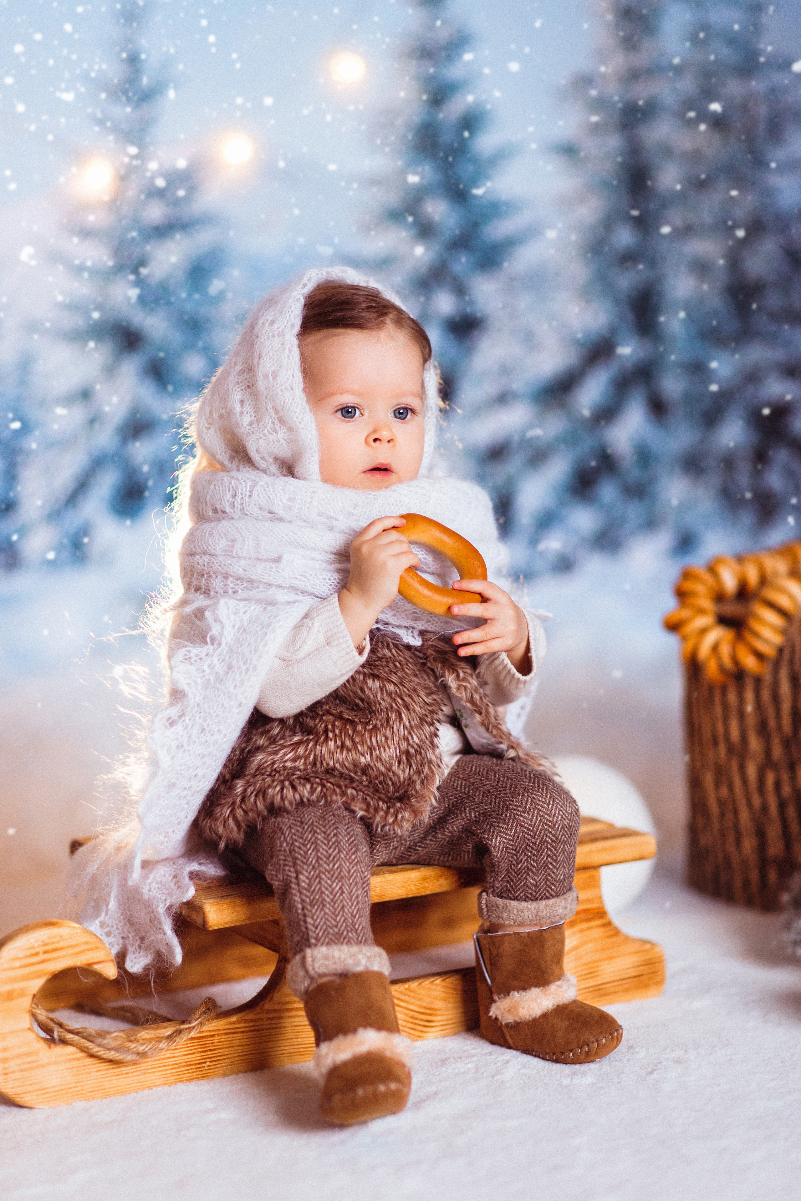 Зимний лес. Семейный и детский фотограф в Краснодаре Анна Трашкова