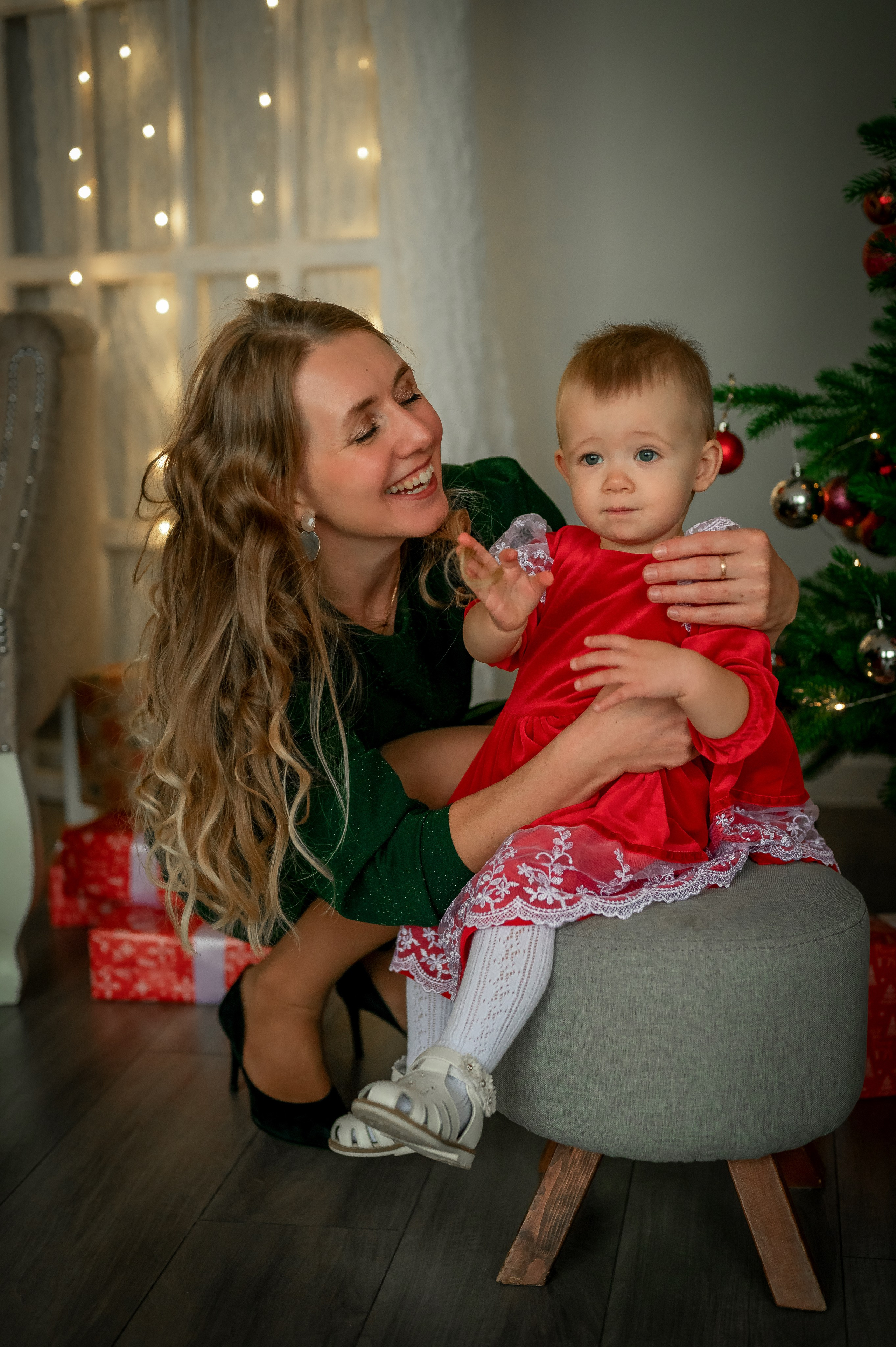 Новый год в студии. Фотограф новорождённых, семейный, школьный в городе Калуге Евгения