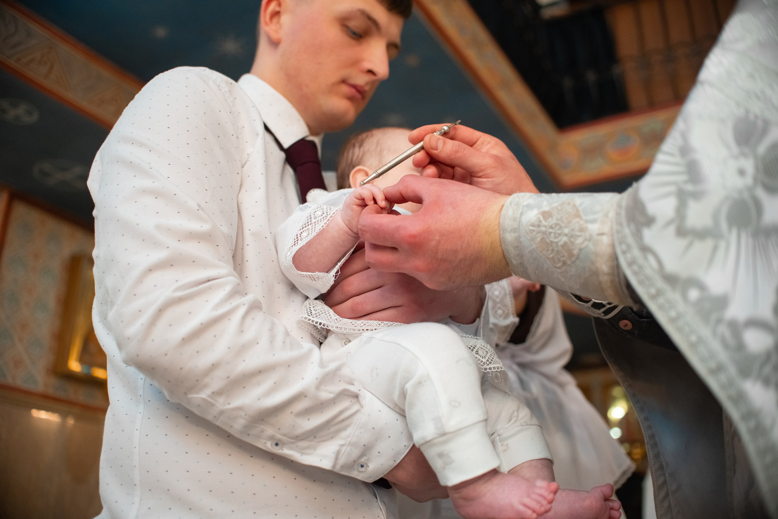 Крещение Тимофея в хр.Андрея Первозванного. Семейный фотограф на выписку из роддома и крещение Минск Настя Гришук