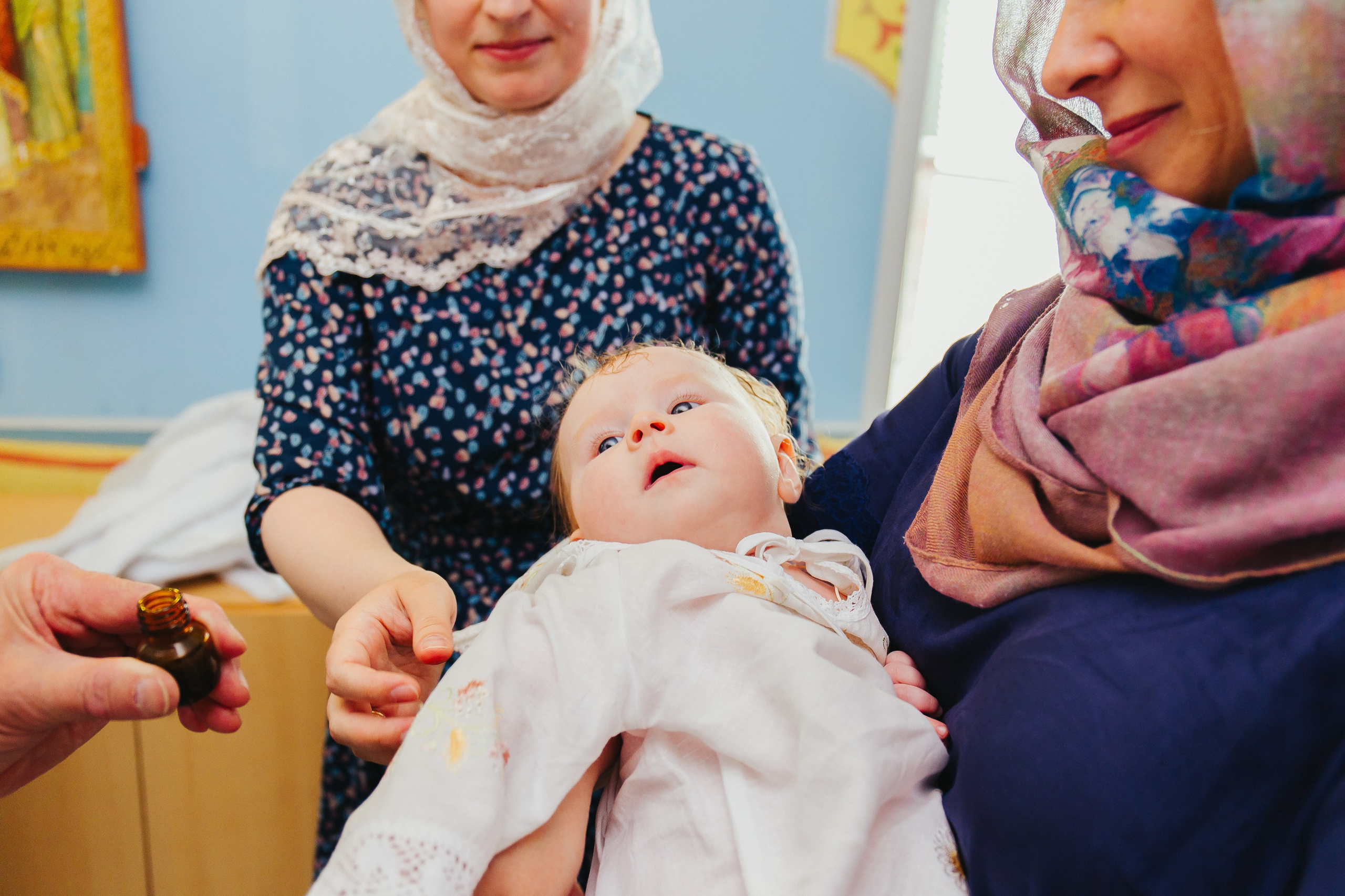 Фотосессия крещения малыша. Фотограф новорожденных и детский в Сергиевом Посаде Кругликова Юлия