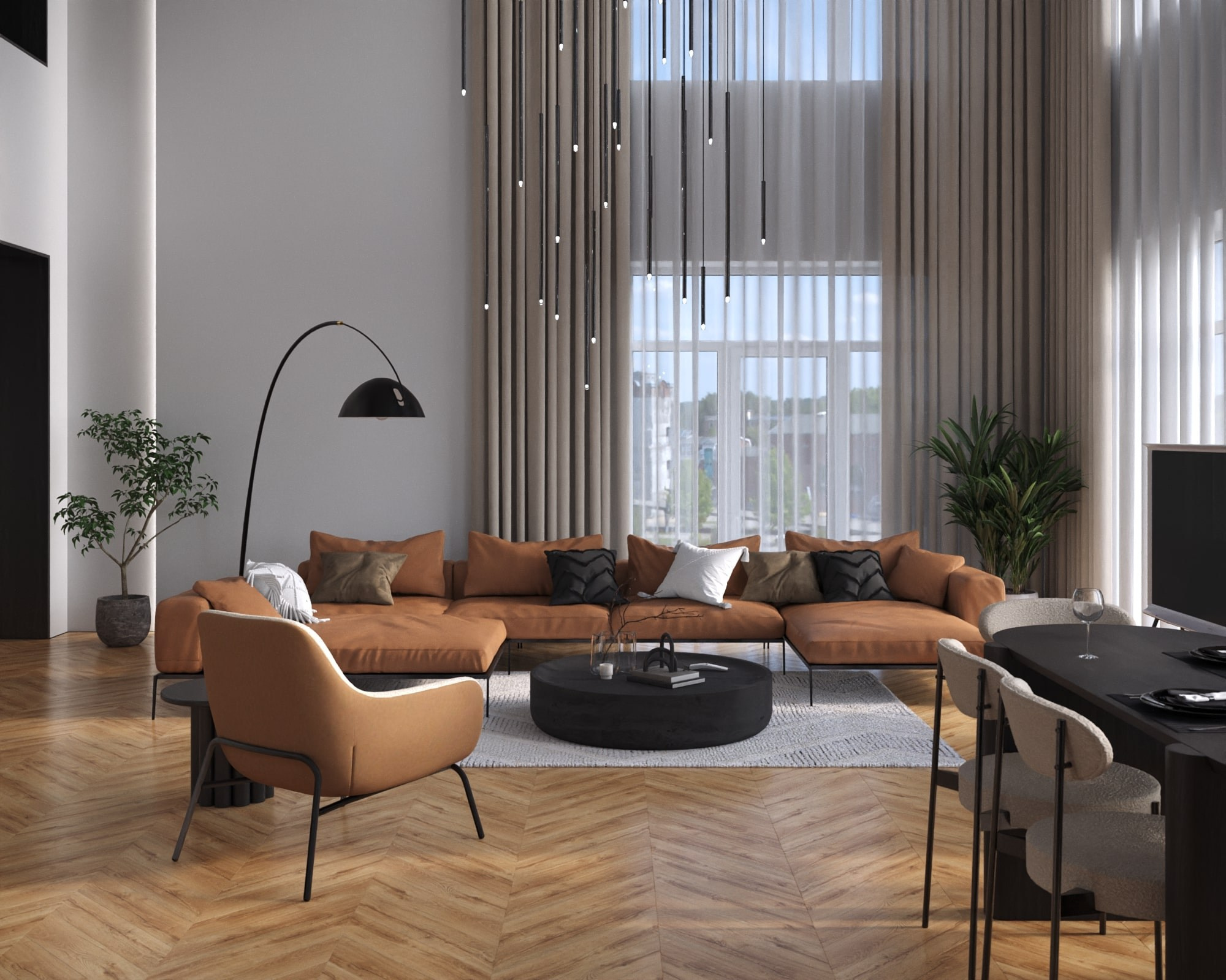 Дом на Садовом, Калуга. Дизайнер интерьера и архитектор Евгения Митишева