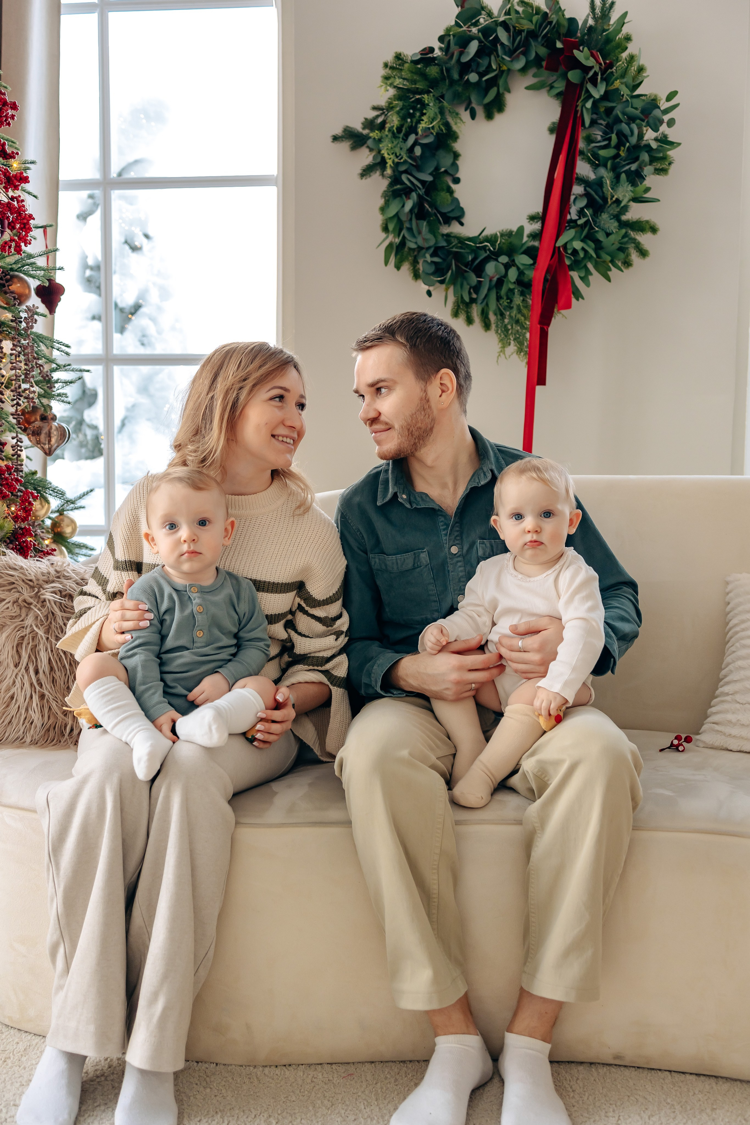 Новый год в студии. Фотограф Алена Малинина в Санкт-Петербурге Пушкин Питер СПб Семейные и детские фотосессии