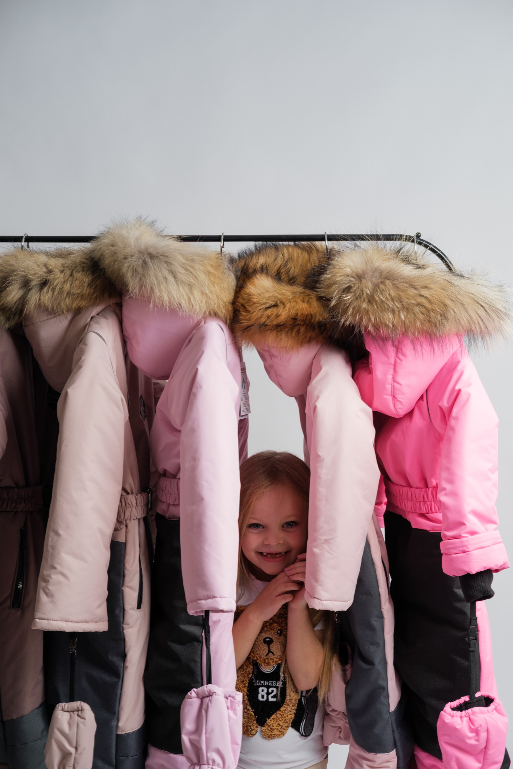 Зимняя одежда дети. Фотограф Софья Володкина