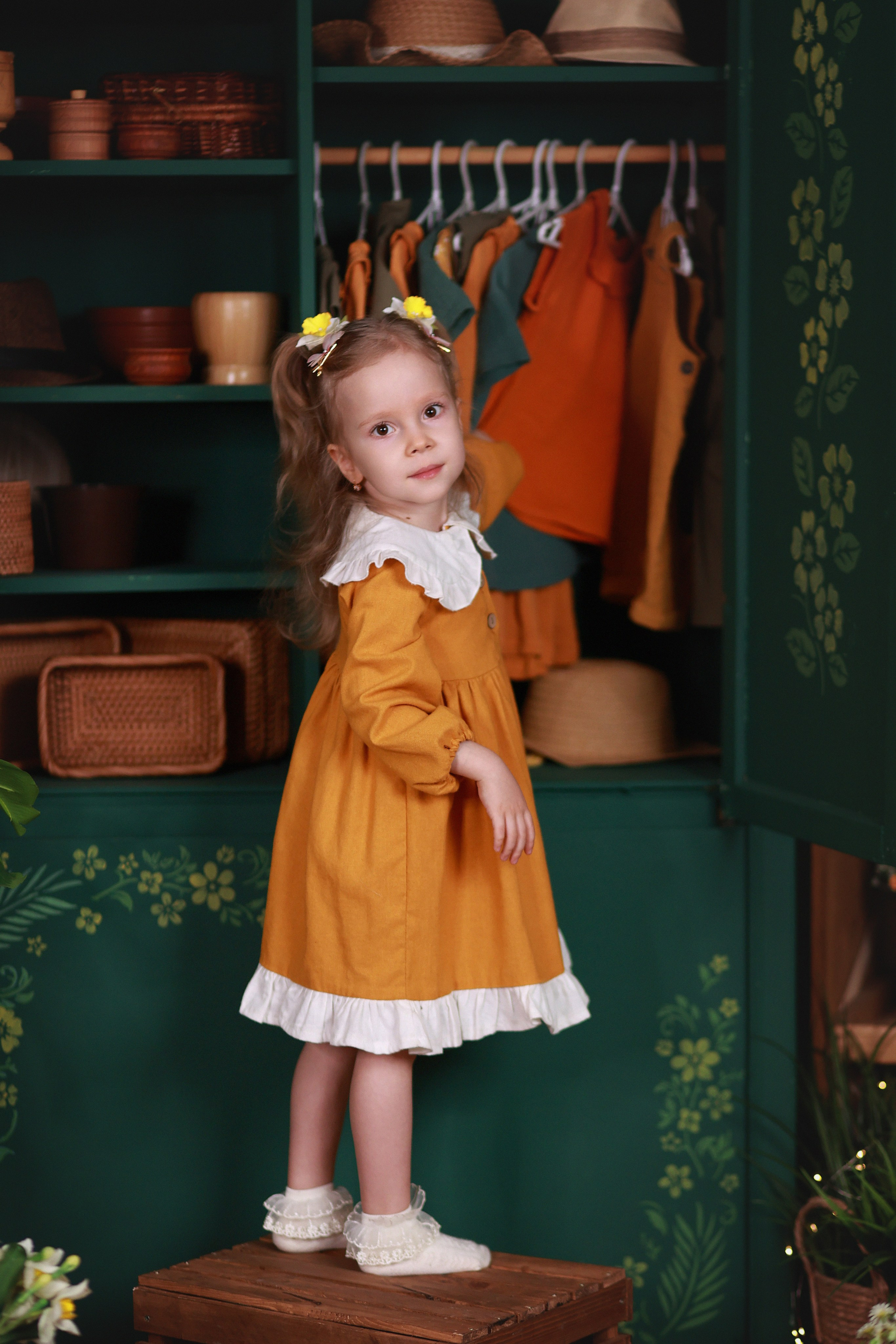 Фотопроект с козочкой и кроликами 2026 г. Детский семейный фотограф Краснодар