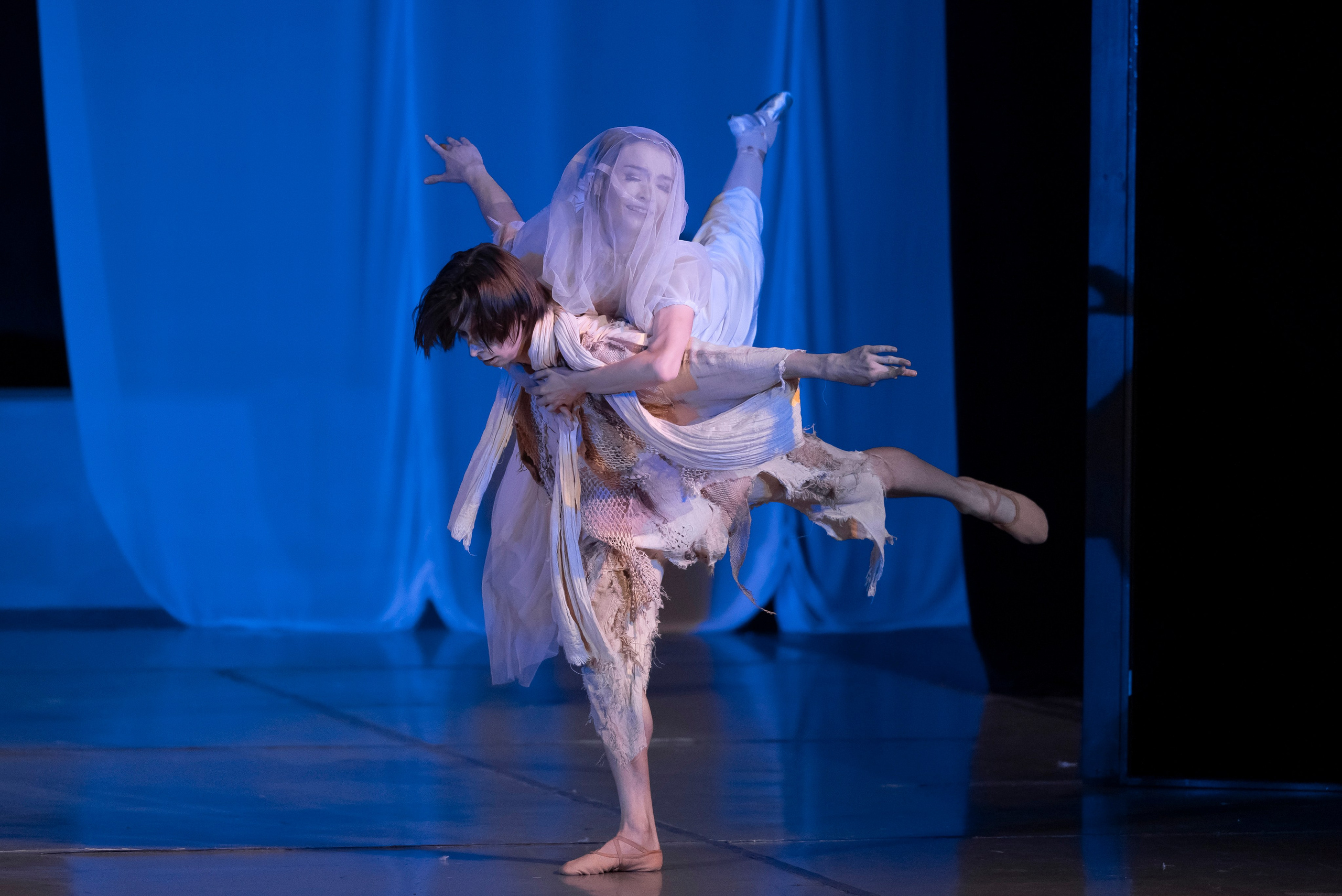 Сценическая репетиция «Пушкин. Сны после жизни» — балет Касатконой и Василёва. Балетный фотограф Москва Майоров Николай