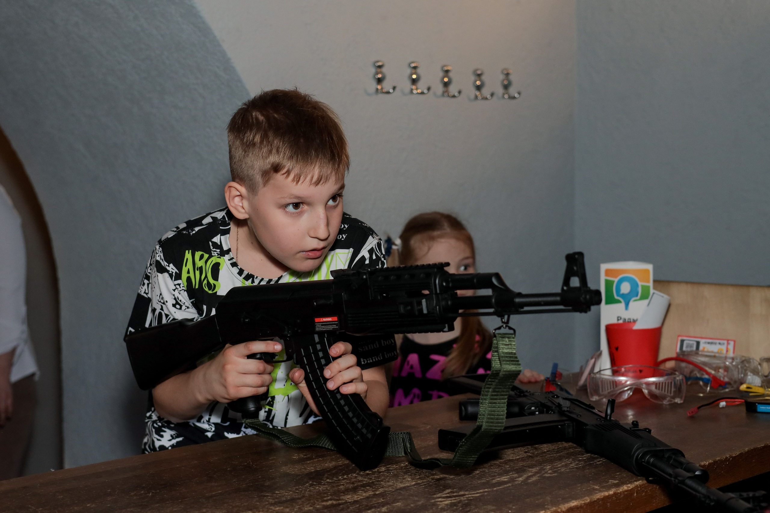 День рождение в стрелковом клубе. Фотограф Надршина Лилия