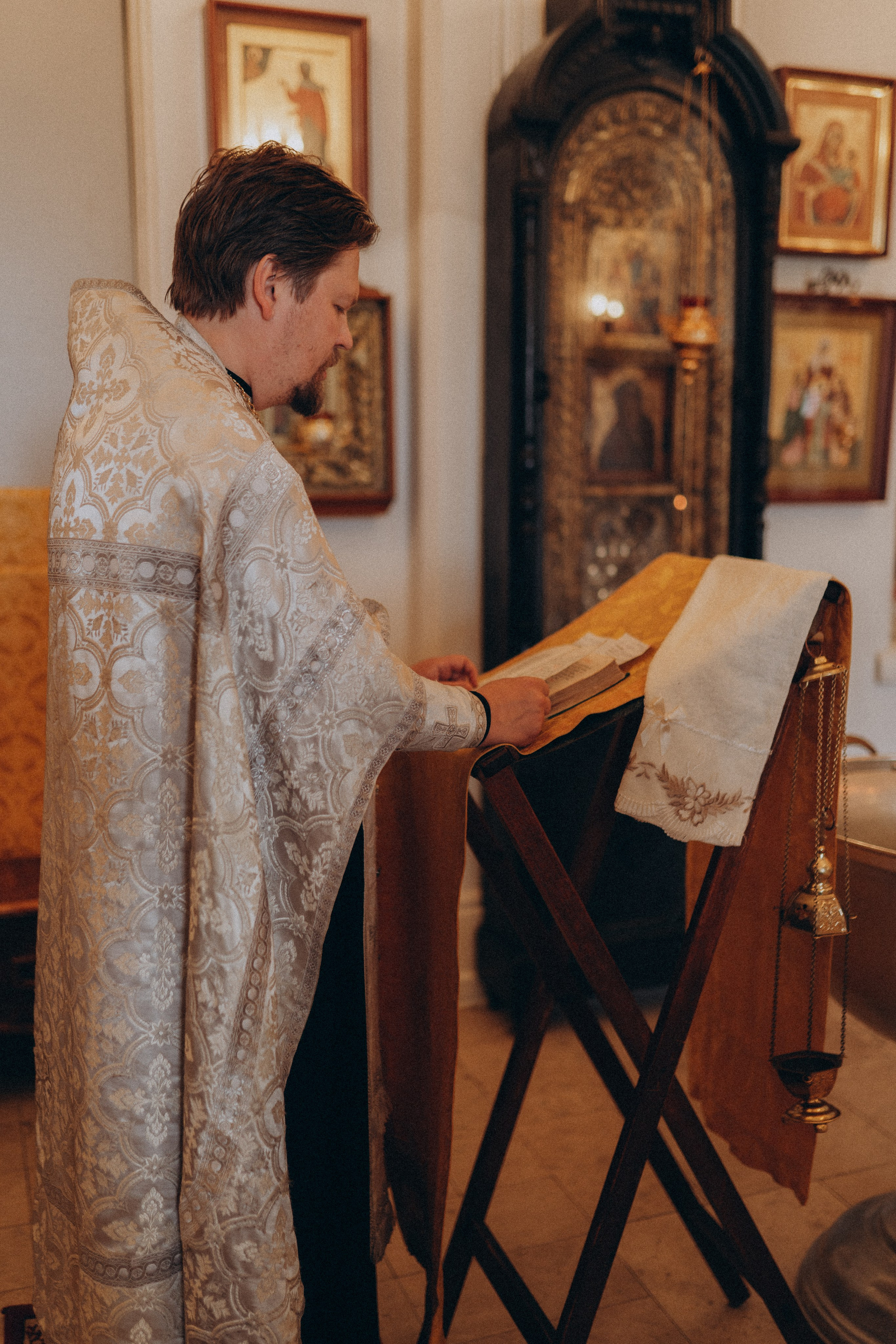 Крещение Димы. Фотограф Торопец Кристина Абрамова Kanwellia photography