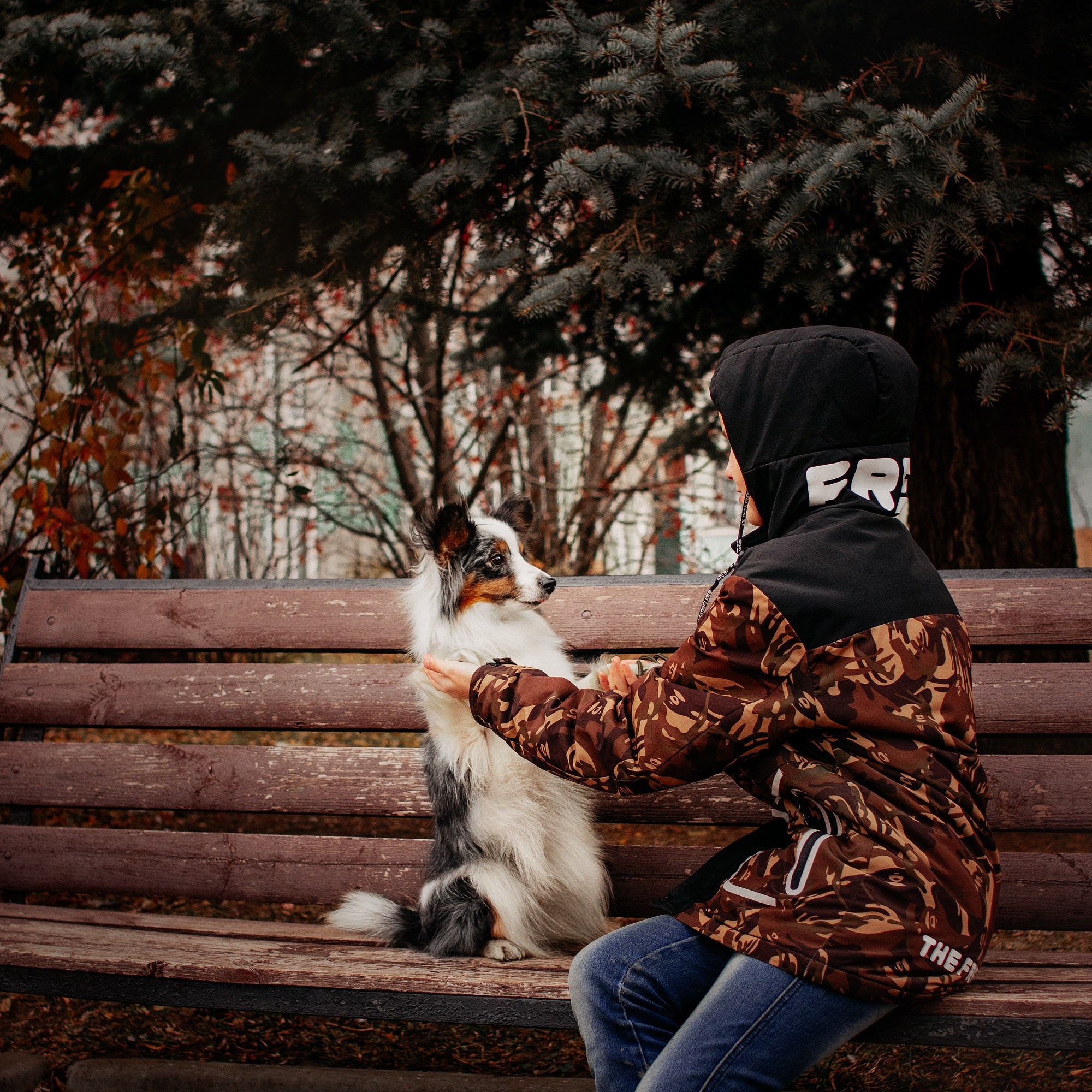 Марина и Кутька. Фотограф Наталья Потапова