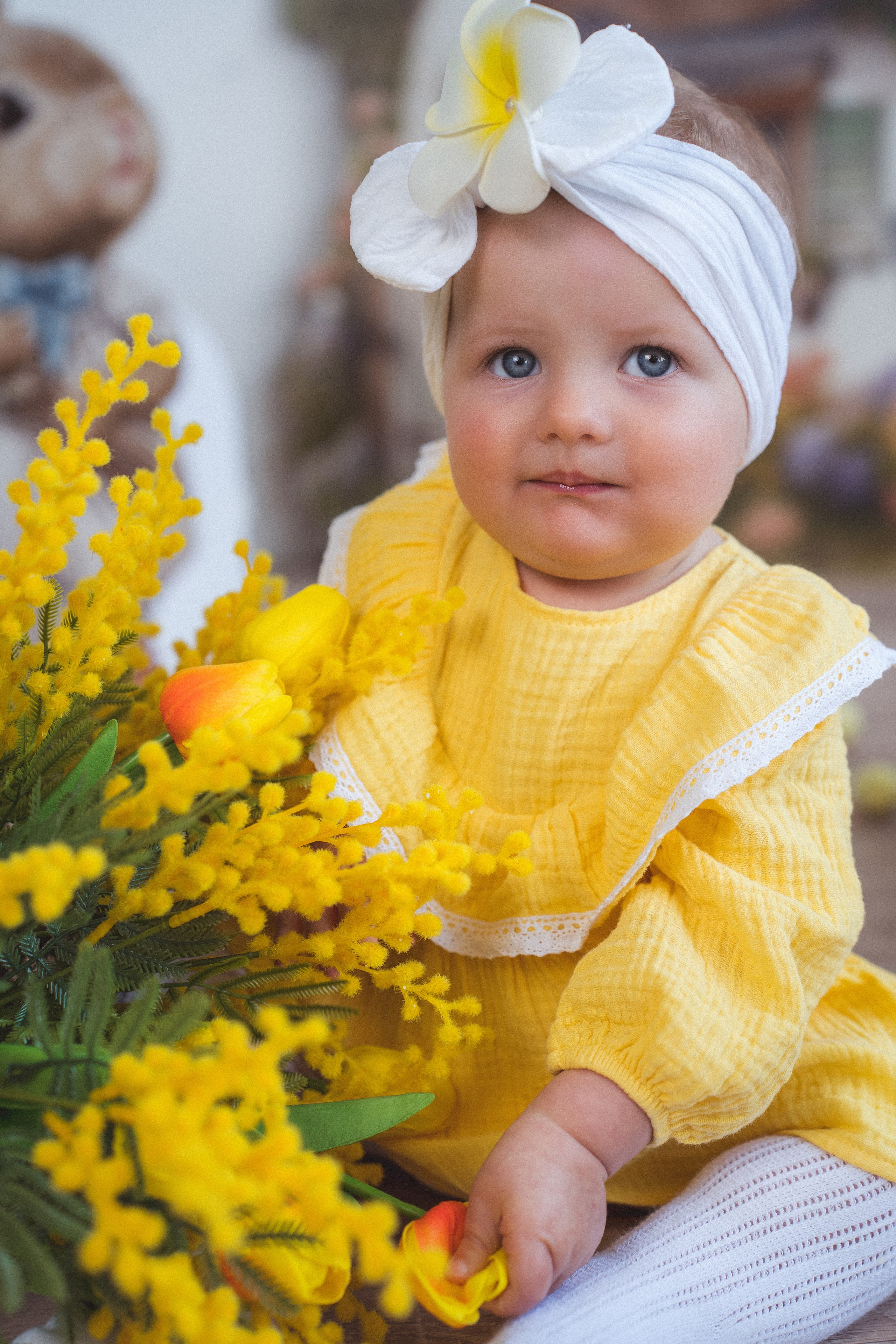 Пасхальный фотодень с цыплятами и кроликами. Фотограф Маргарита Слободянина в Хабаровске