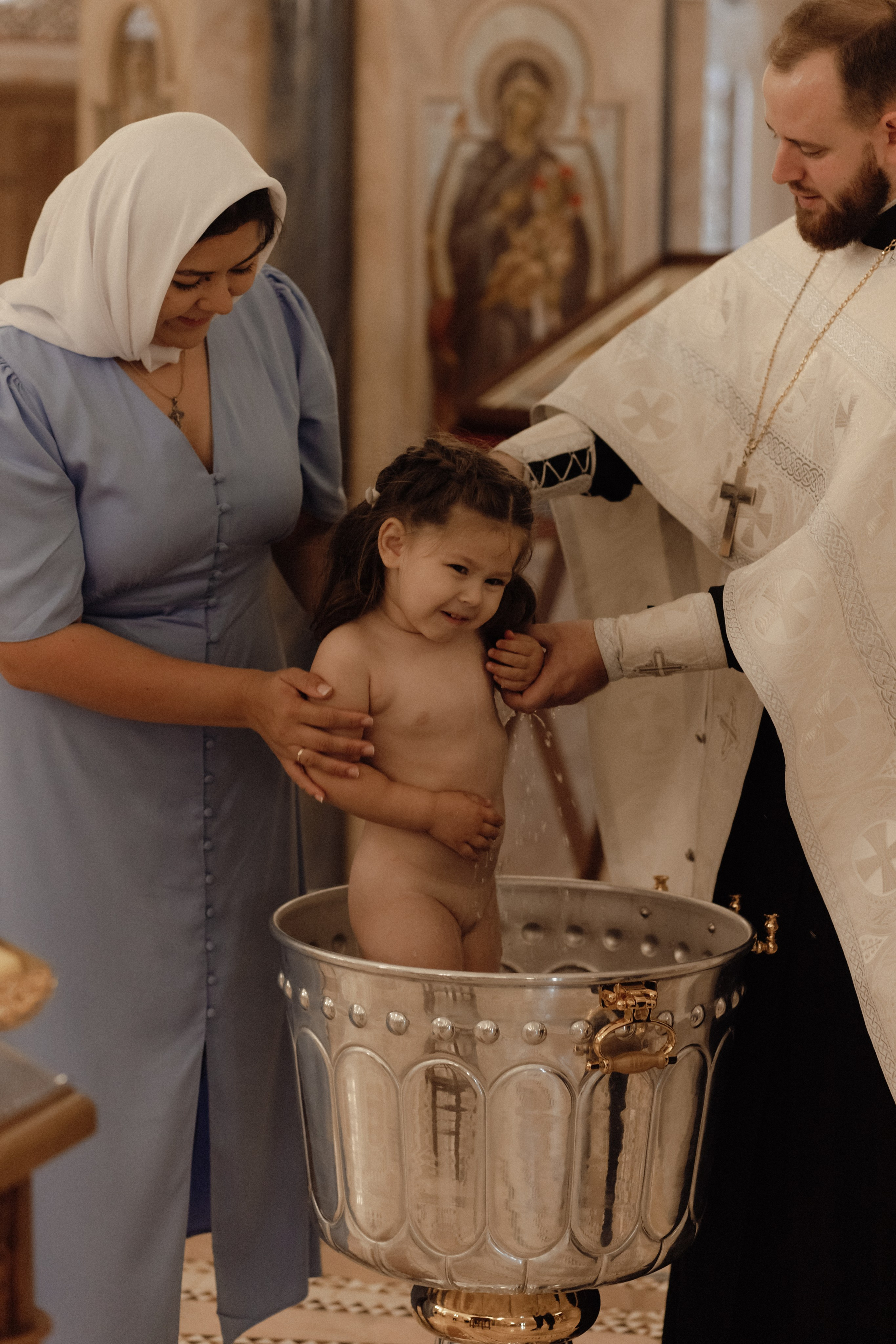 Крещение Киры. Семейный и свадебный фотограф в Челябинске Мария Леонтьева