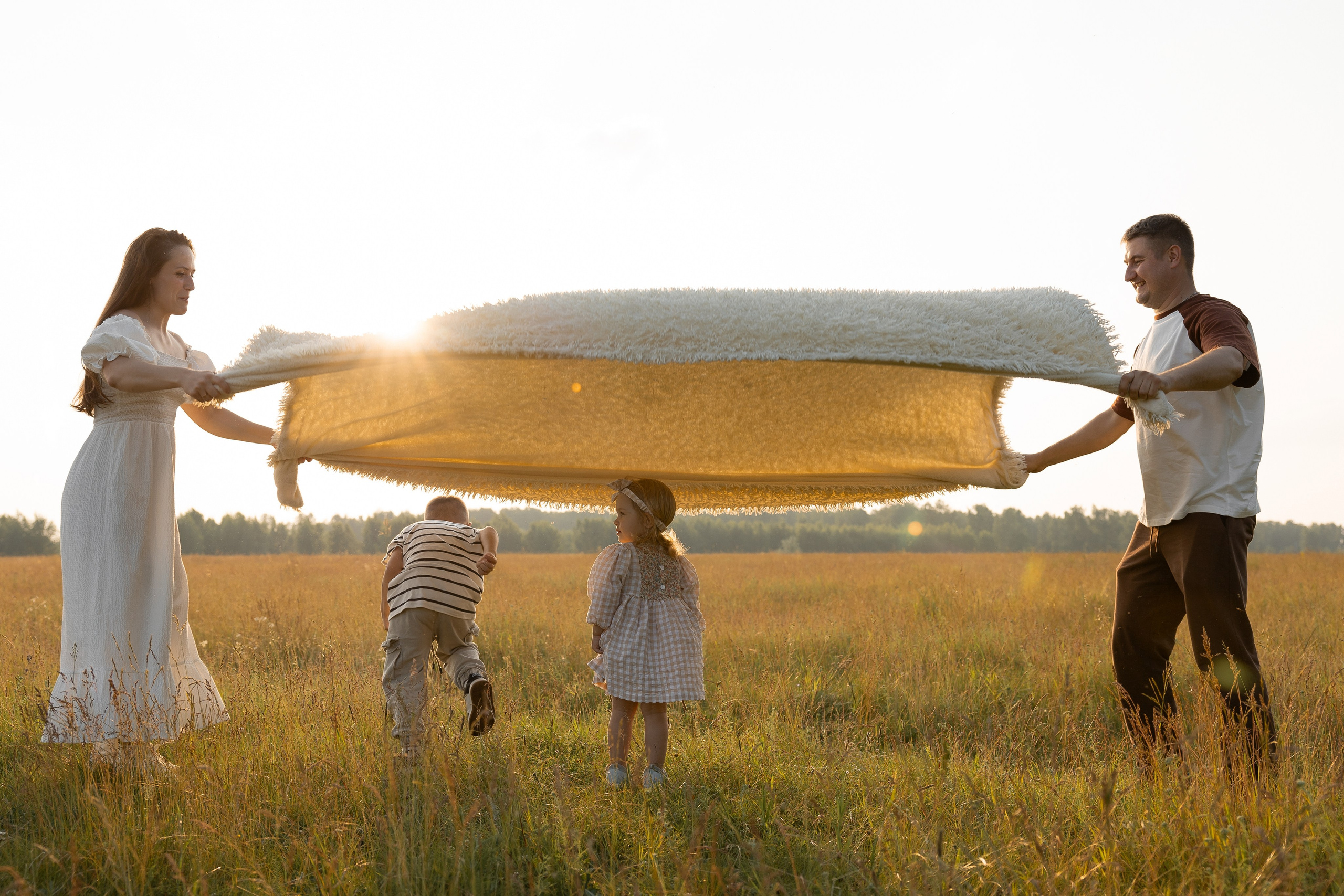 В поле. Семейный и свадебный фотограф в Челябинске Мария Леонтьева