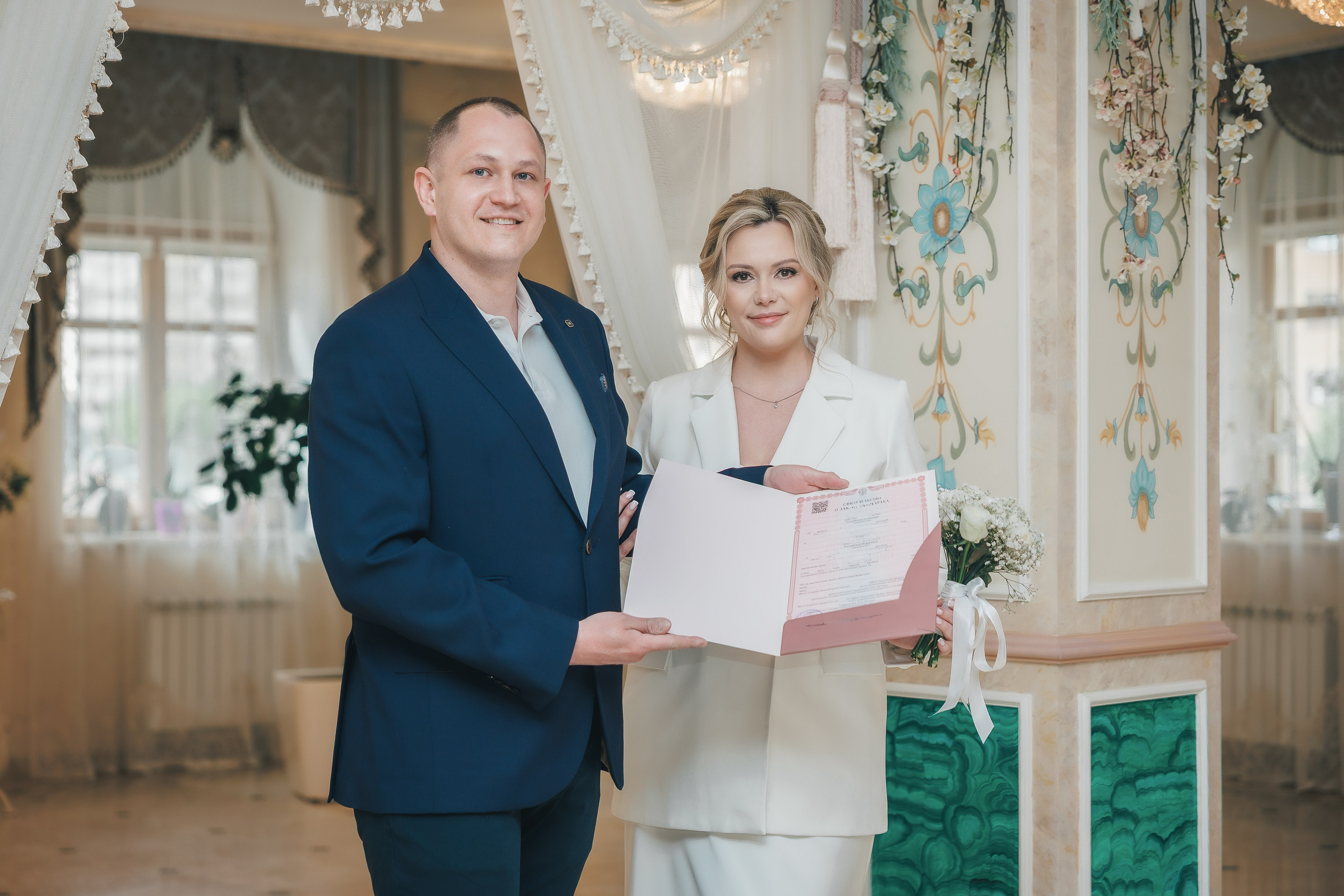 Фотосъемка регистрации брака в гостинице «Покровская». Свадебный и семейный фотограф в Москве Красинская Мария